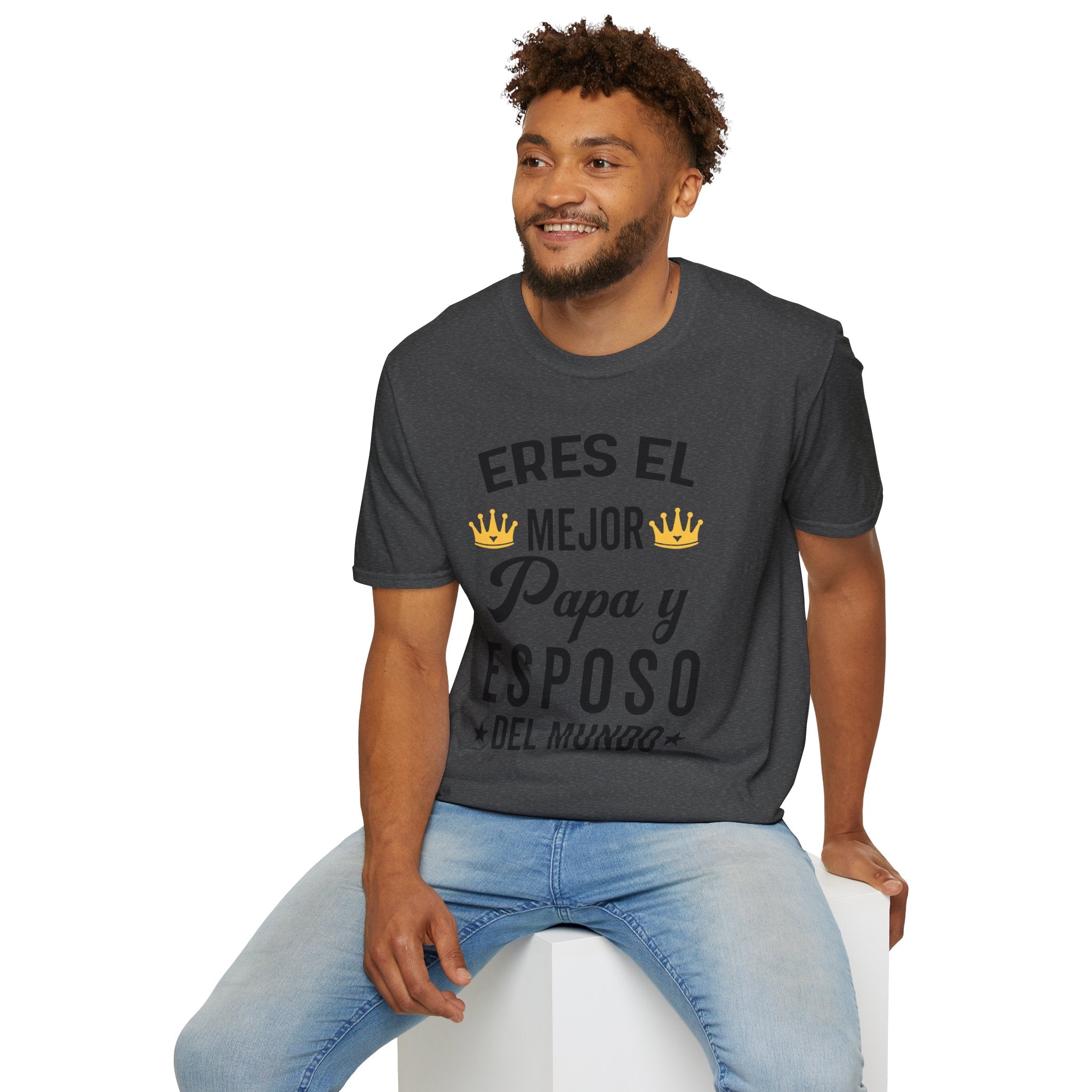 T-Shirt — "Eres el mejor papá y esposo del mundo" Spanish Father's Day Tee
