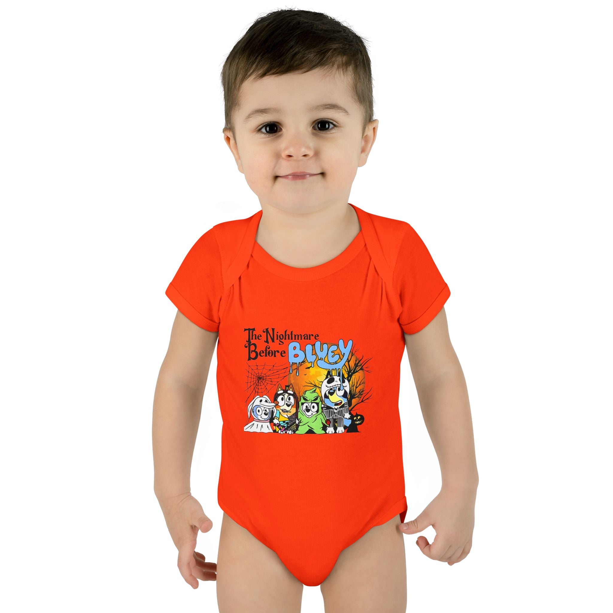 Baby Bodysuit - Cute Cartoon Halloween Infant Onesie