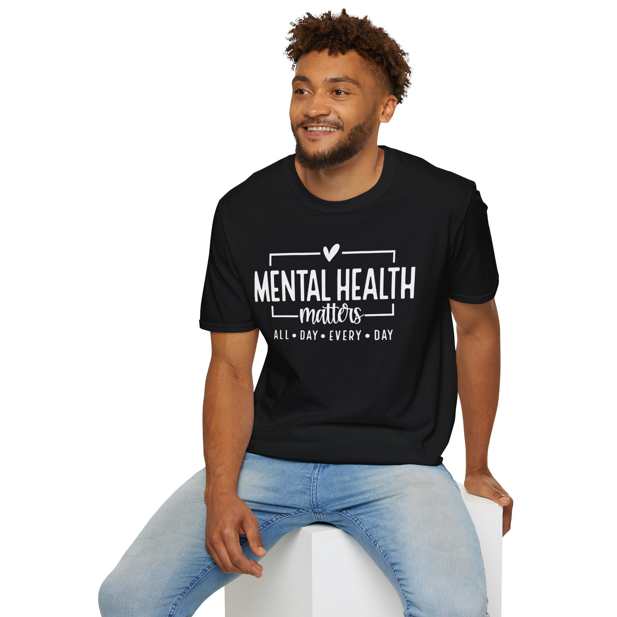 Mental Health Matters T-Shirt — "All Day • Every Day" Awareness Tee