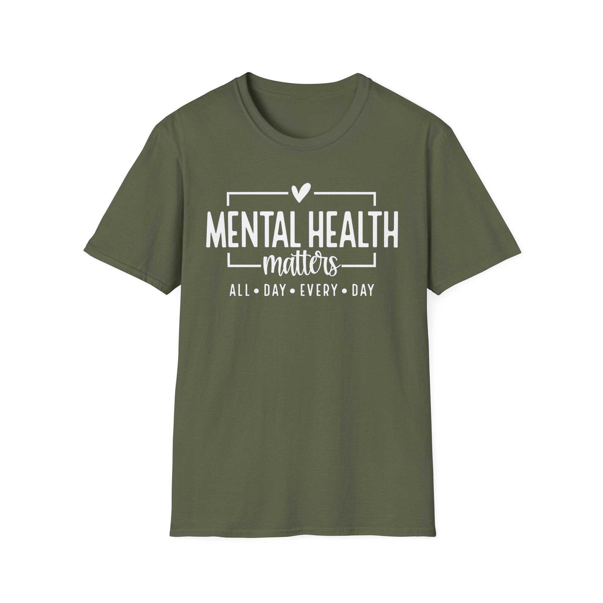 Mental Health Matters T-Shirt — "All Day • Every Day" Awareness Tee