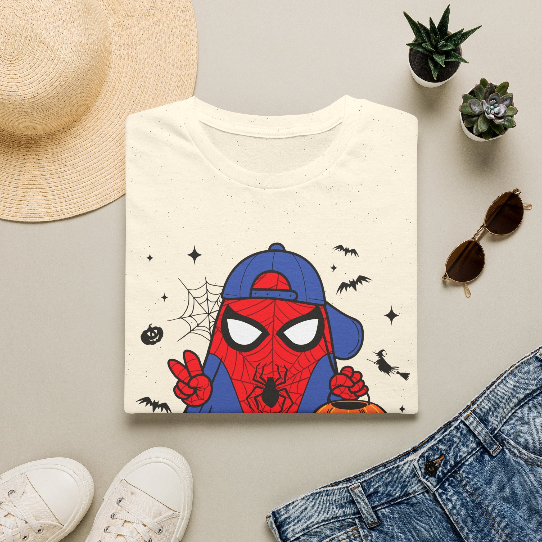 Spidey Trick-or-Treat T-Shirt — Cute Halloween Spider-Man Costume Tee
