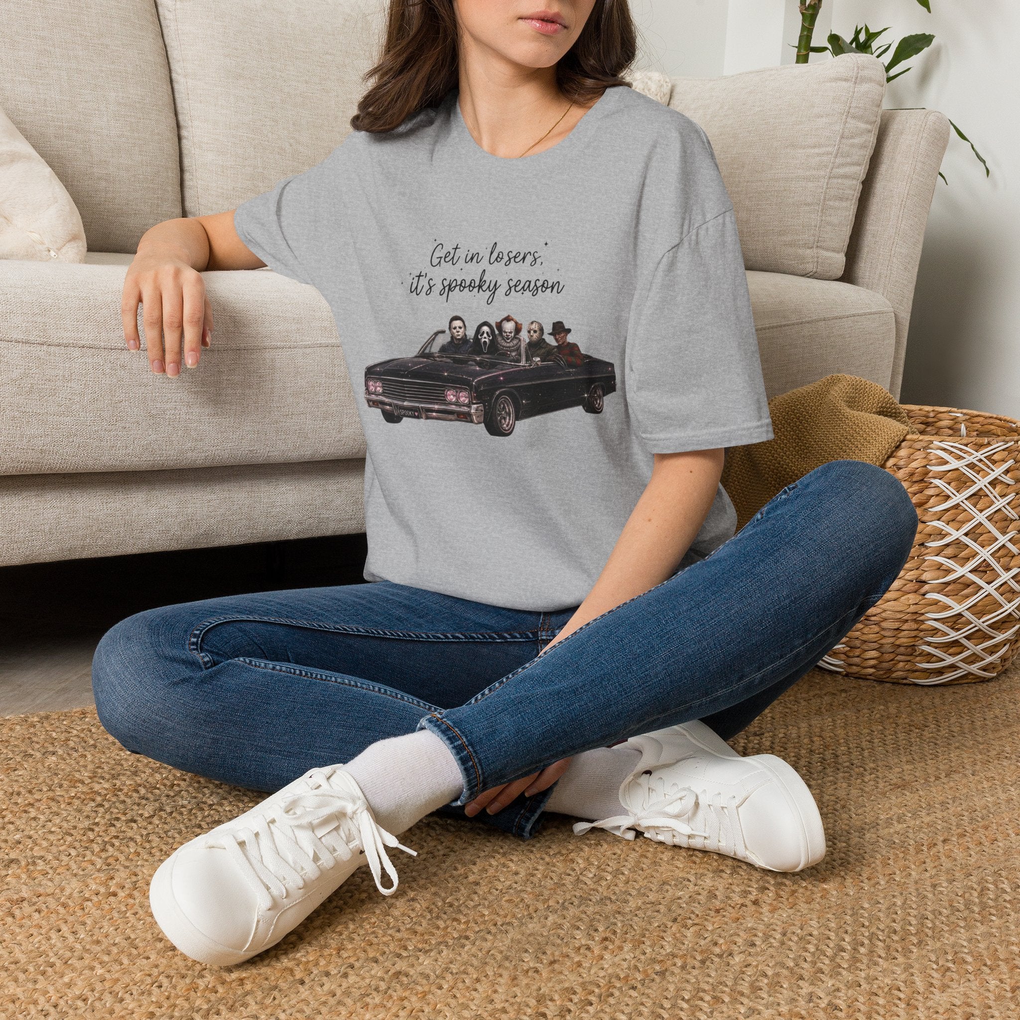 Spooky Season Tee — 'Get in Losers, It's Spooky Season' Halloween T-Shirt