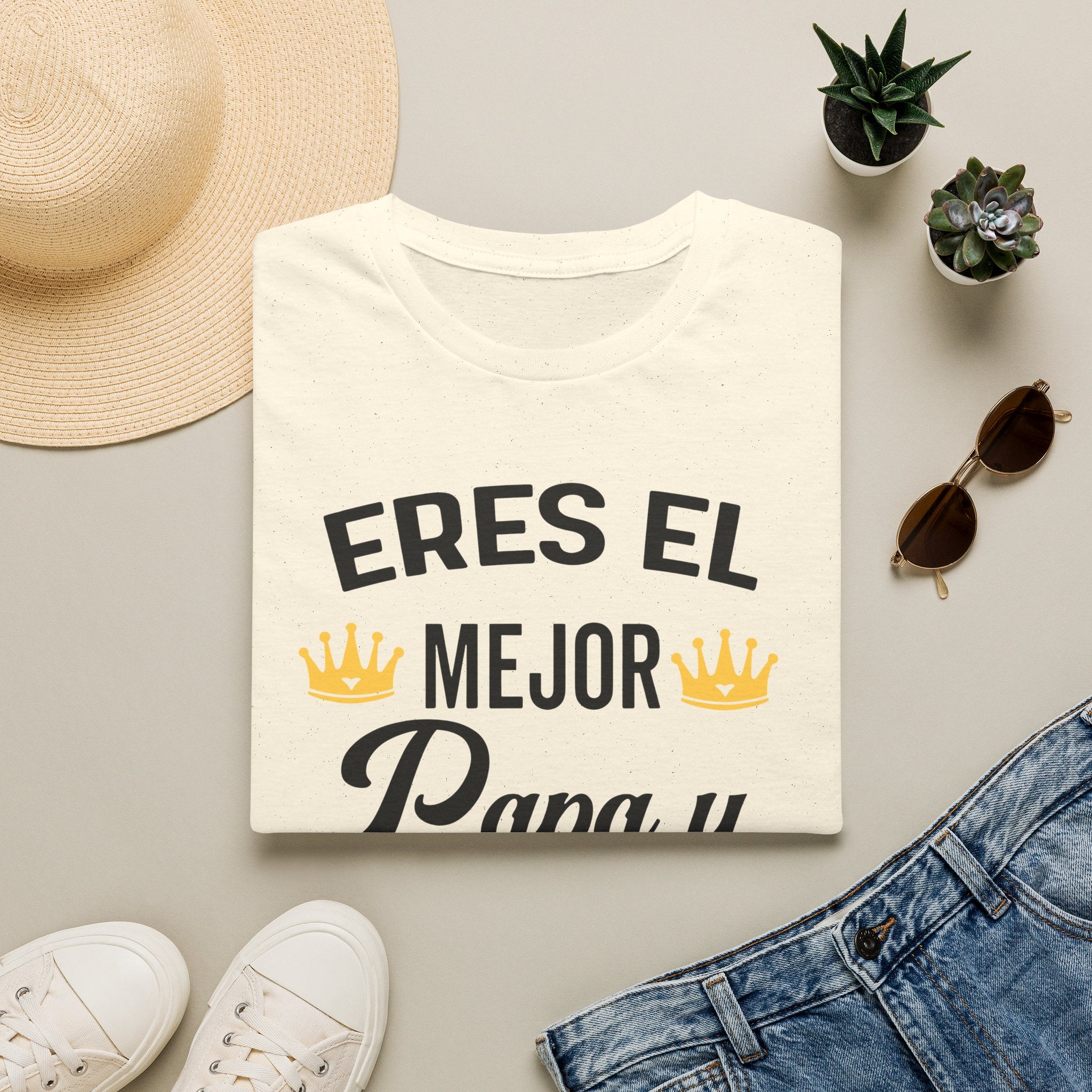 T-Shirt — "Eres el mejor papá y esposo del mundo" Spanish Father's Day Tee