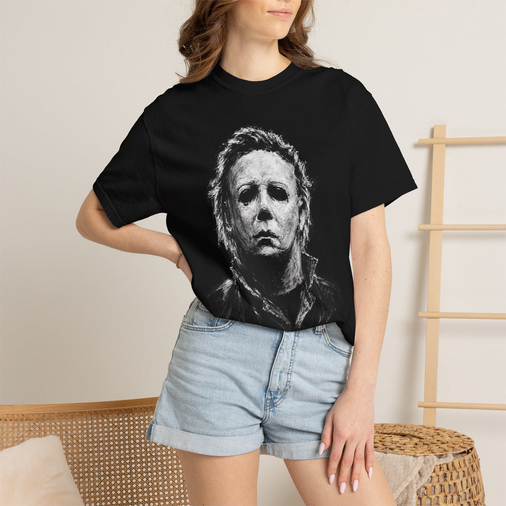 Portrait T-Shirt — Horror Movie Mask Tee