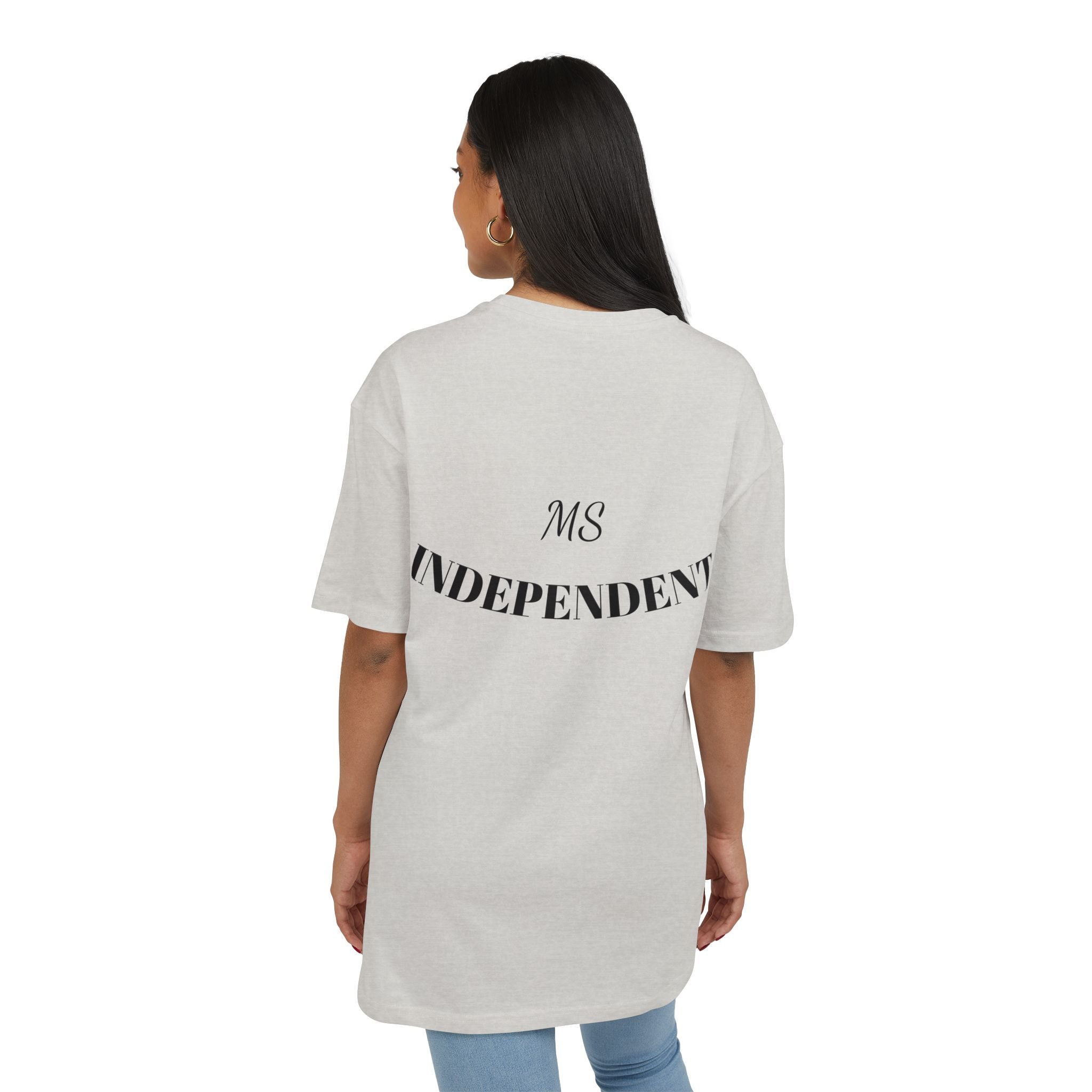 Ms Independent Oversize Tee — Graphic Statement T‑Shirt
