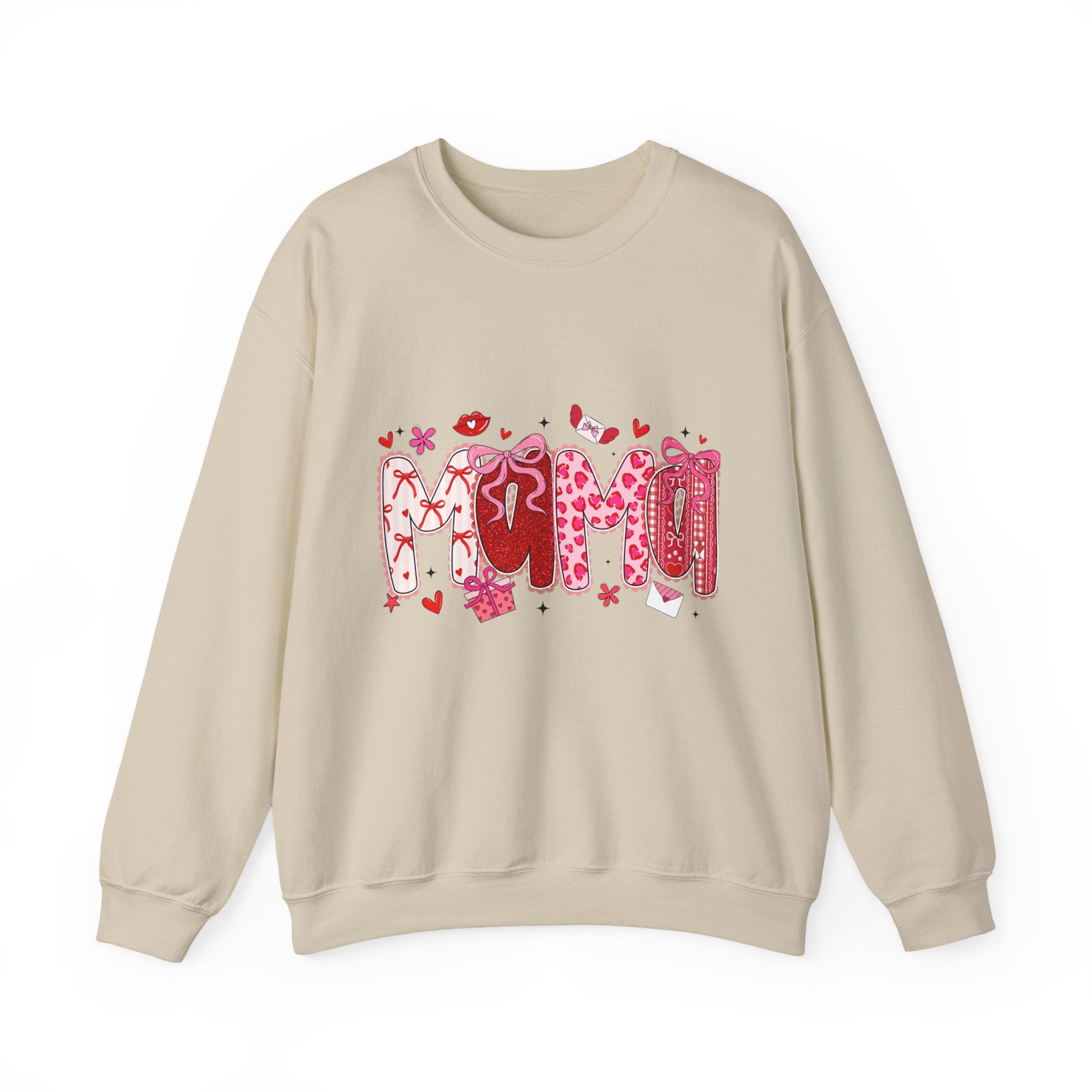 Heart Graphic Sweatshirt - Cute Valentine’s Day