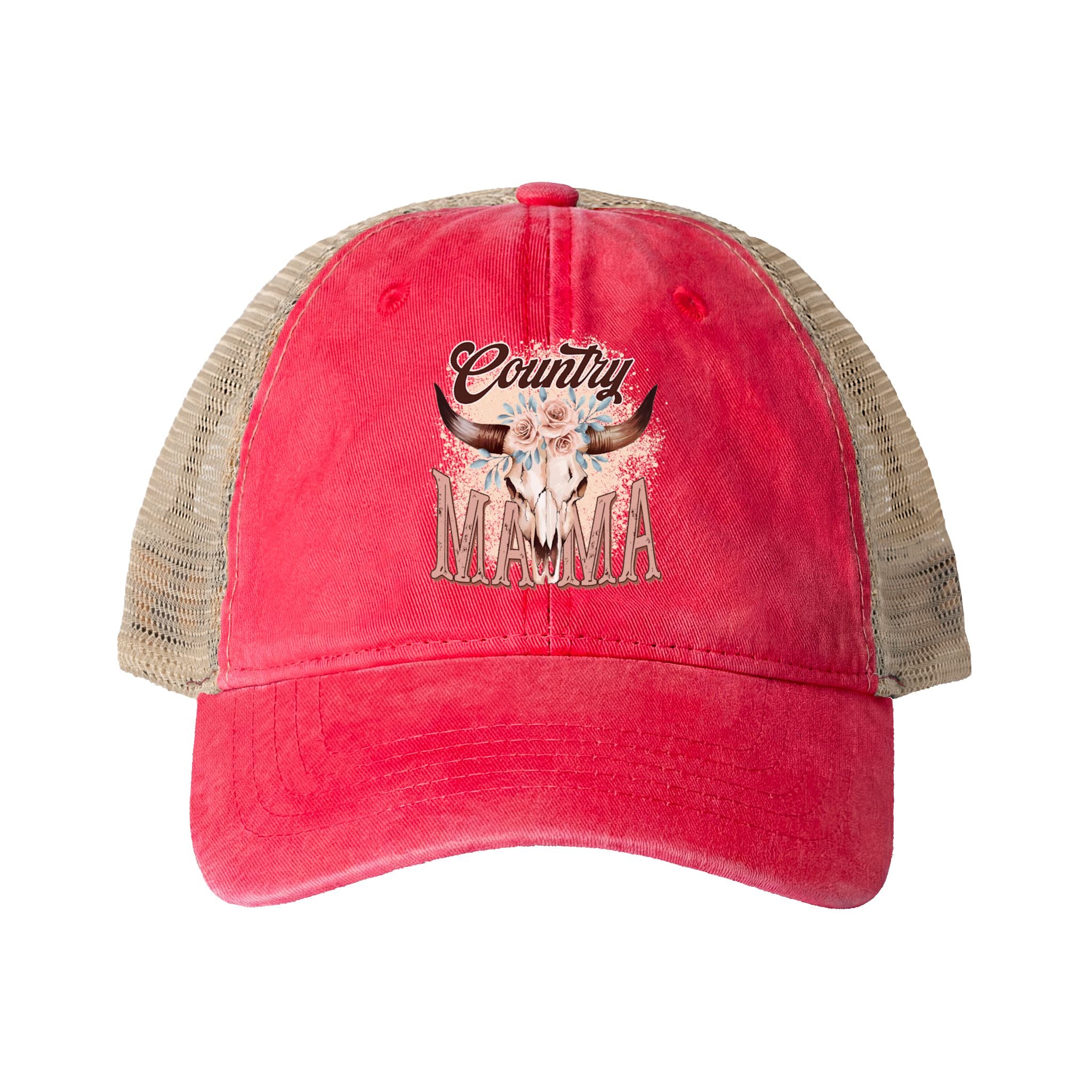 Women's Washed Mesh-Back Cap