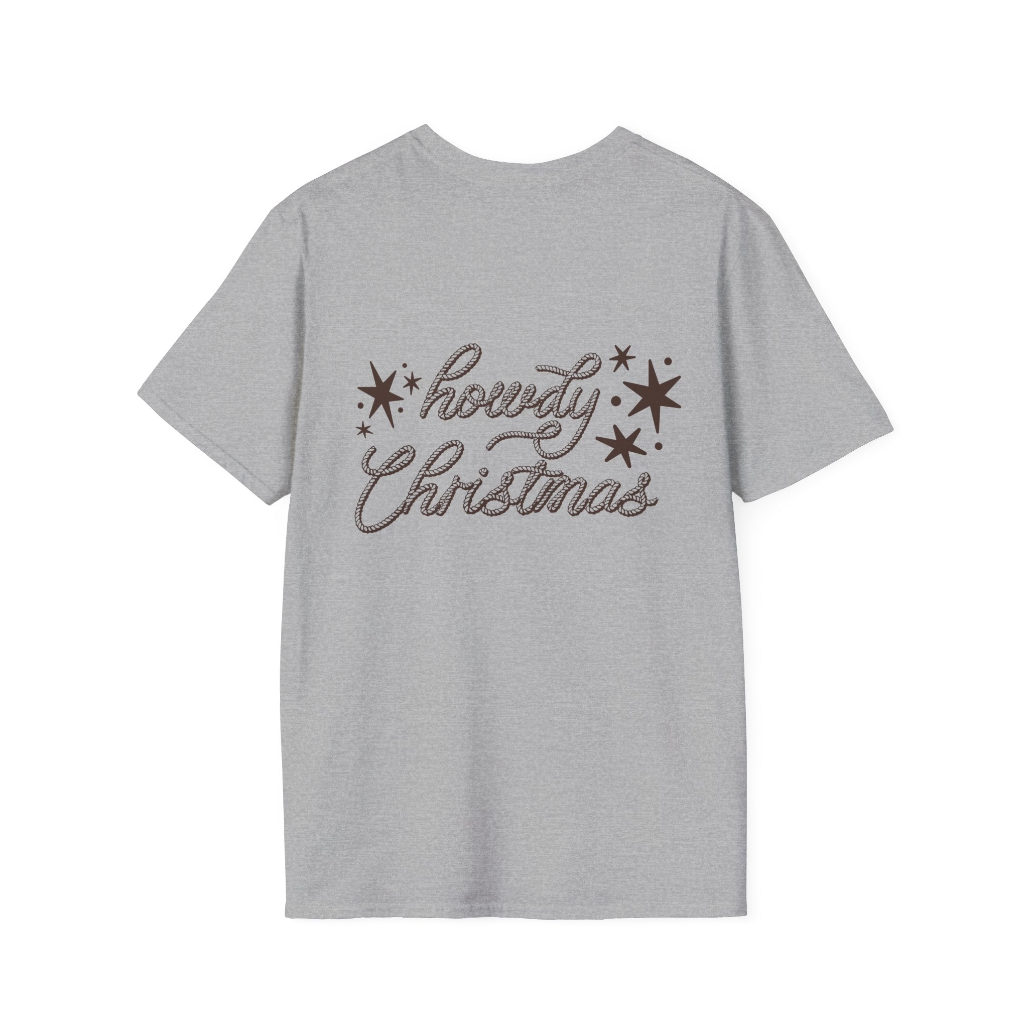 Western Christmas Tee — Cowboy Hat & Boots Holiday Shirt