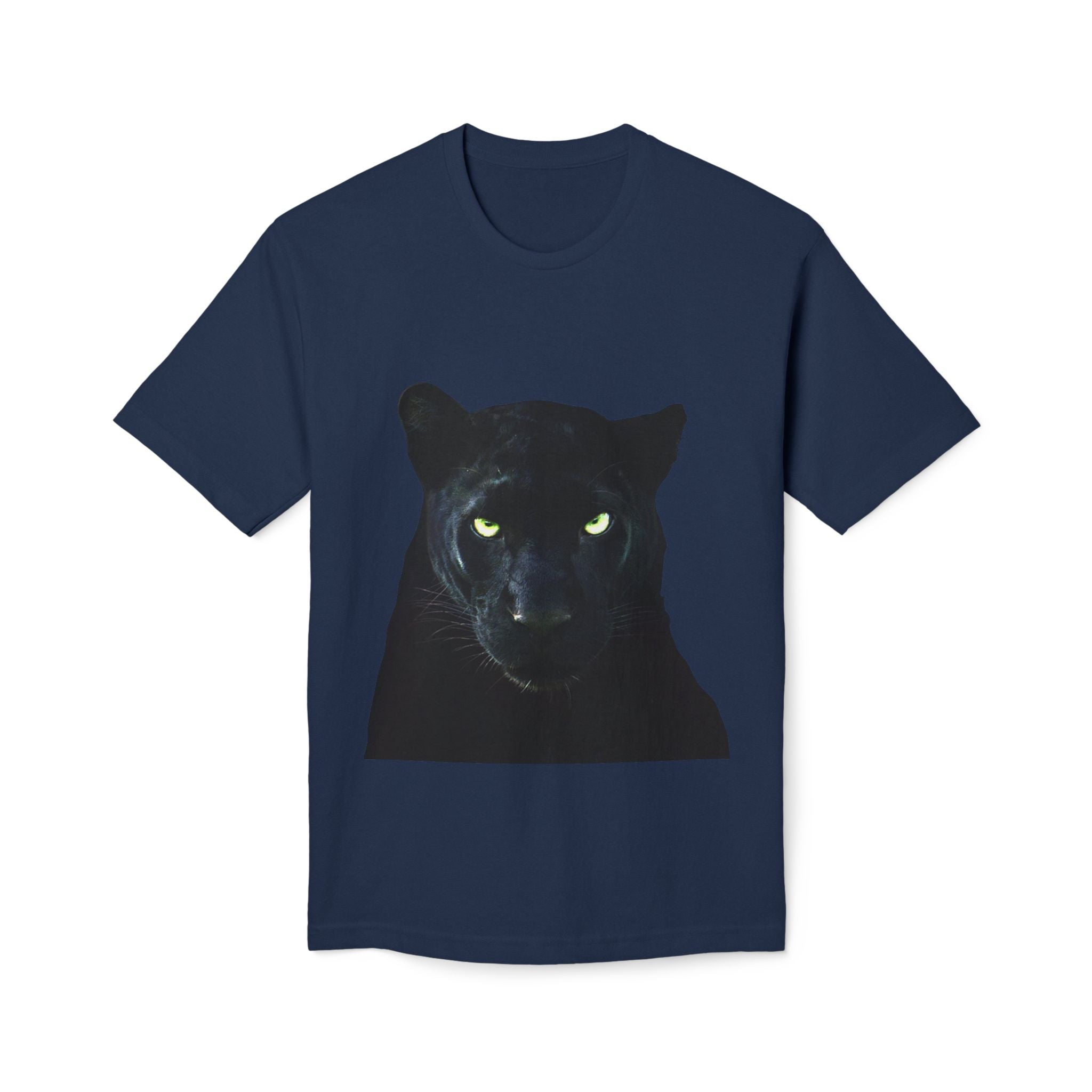 Black Panther Portrait T-Shirt — Bold Cat Graphic Tee