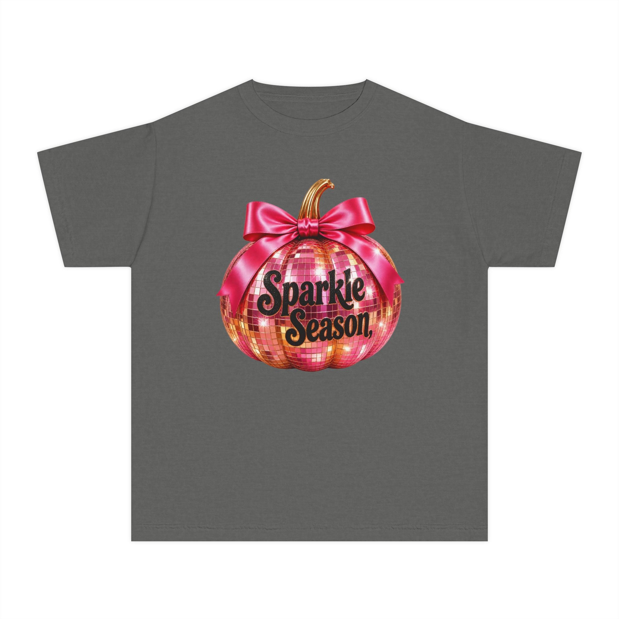 Sparkle Season Pumpkin Youth T‑Shirt