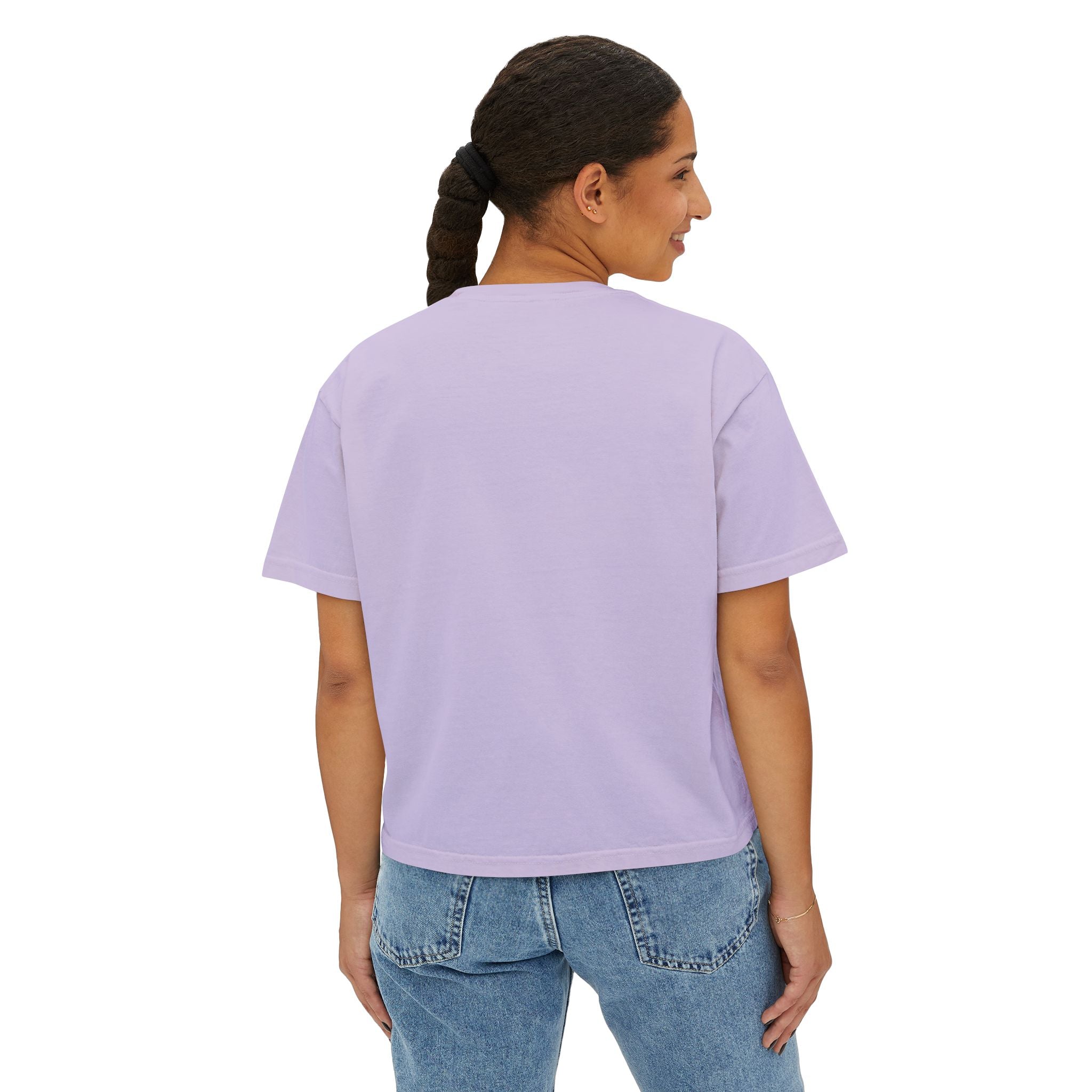 Booked & Beautiful Women's Boxy Tee — Empowering Black Girl Magic Graphic Shirt