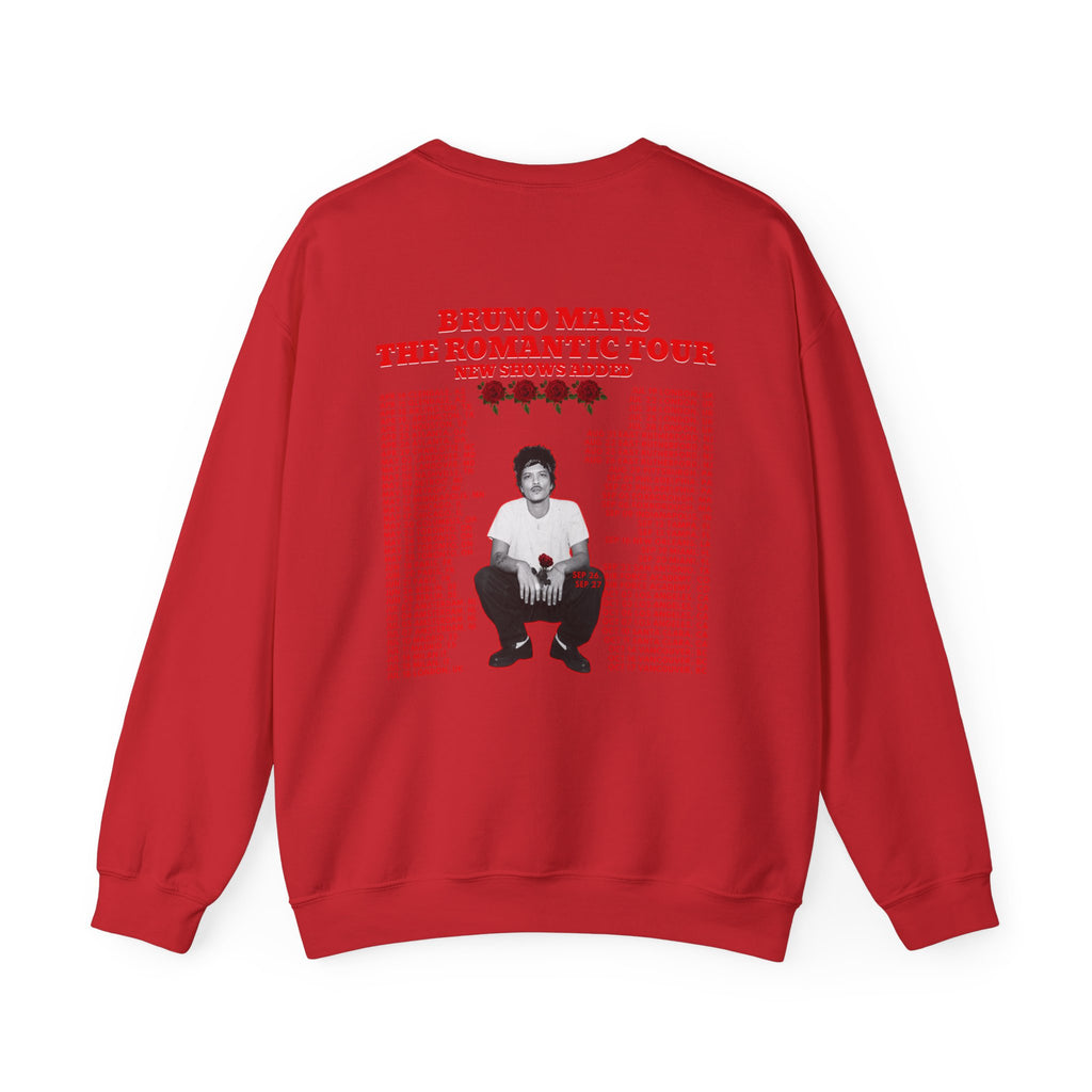 Tour Crewneck Sweatshirt — The Romantic Tour Graphic