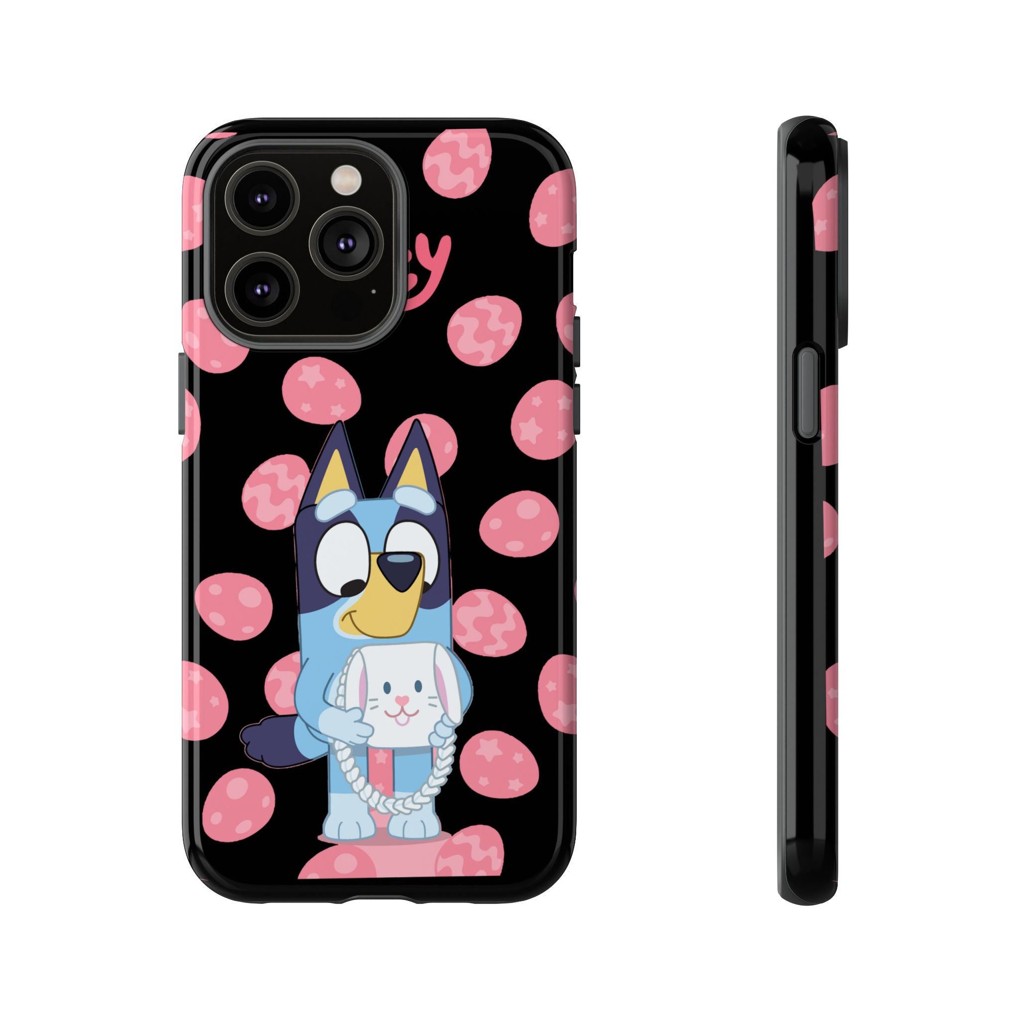 Bluey Holding Bunny phone case | Cute cartoon character phone case