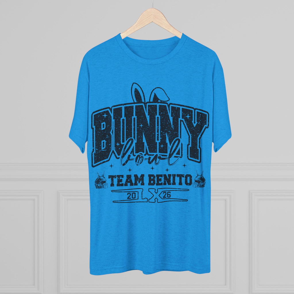 Bunny Bowl Team Benito Tee — Vintage Sports Easter Rabbit Graphic Shirt