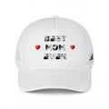 Trucker Cap — Heart Accent Camouflage Text Dad Mom Lover Hat