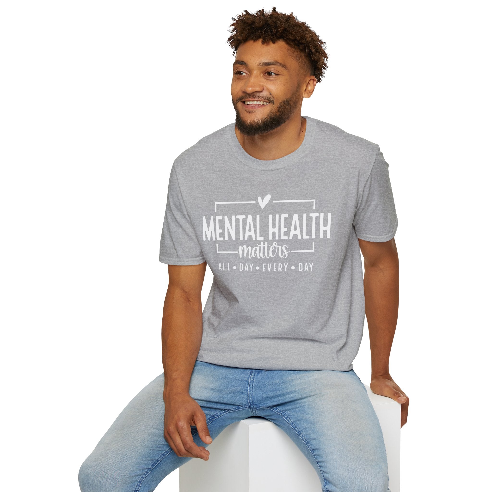 Mental Health Matters T-Shirt — "All Day • Every Day" Awareness Tee