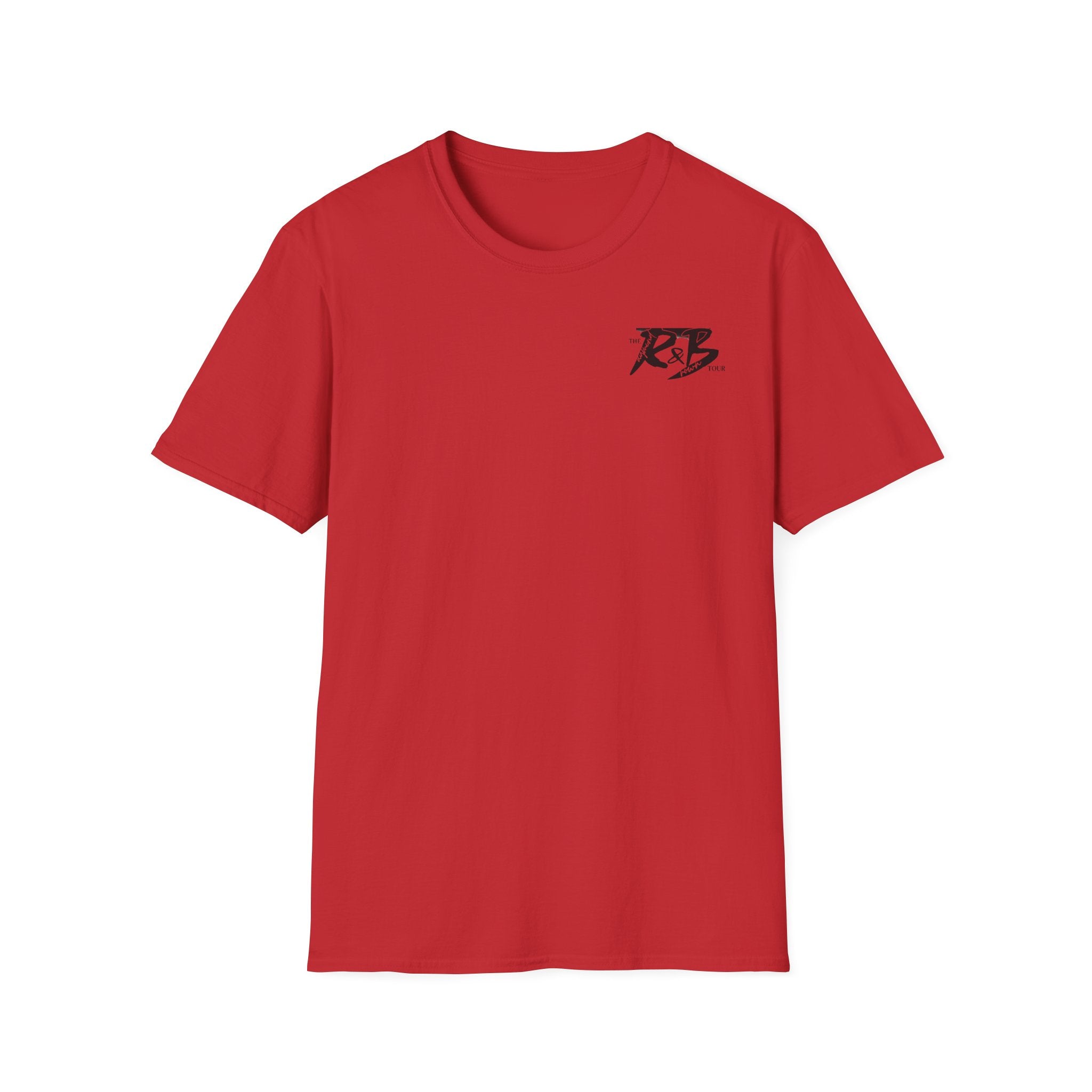 R&B Minimalist Logo T-Shirt — Retro Script Chest Print