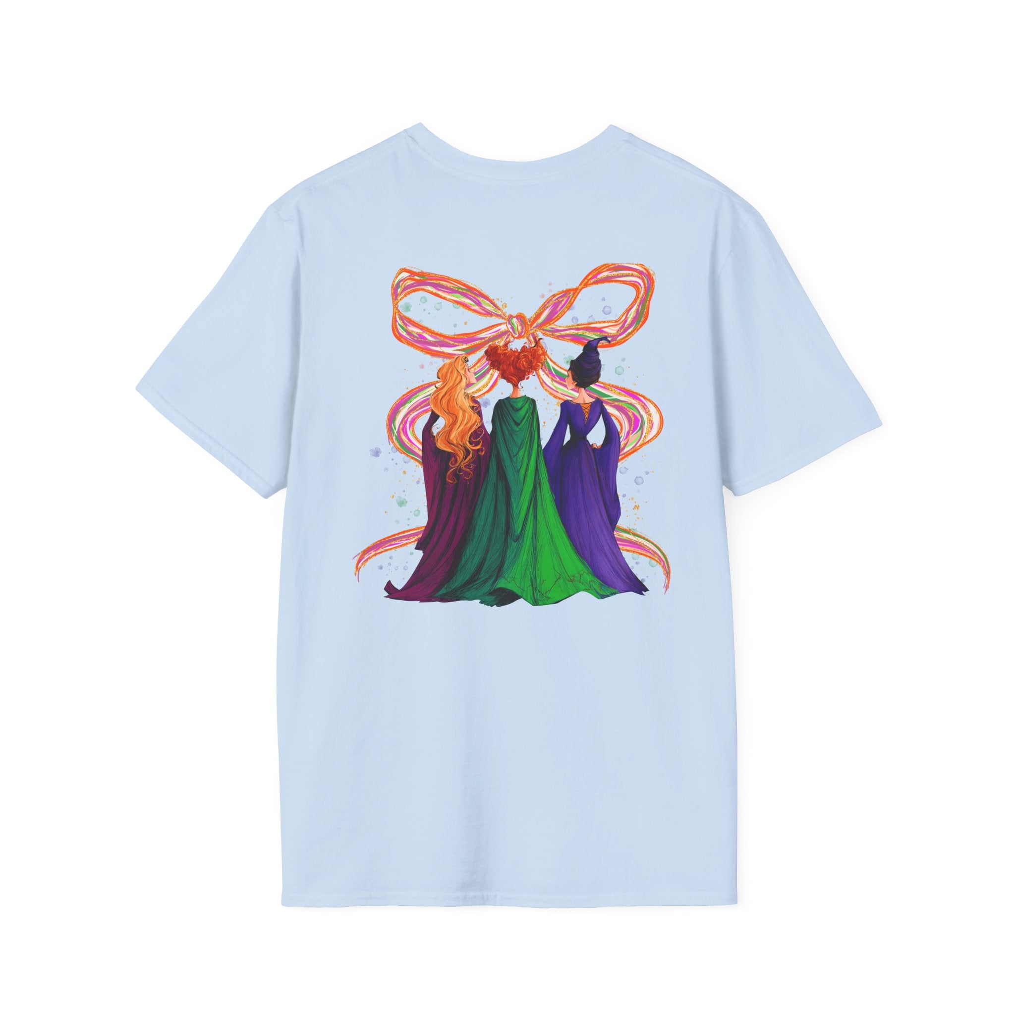 Hocus Pocus Halloween T‑Shirt — Colorful Witch Sisters Movie Tribute