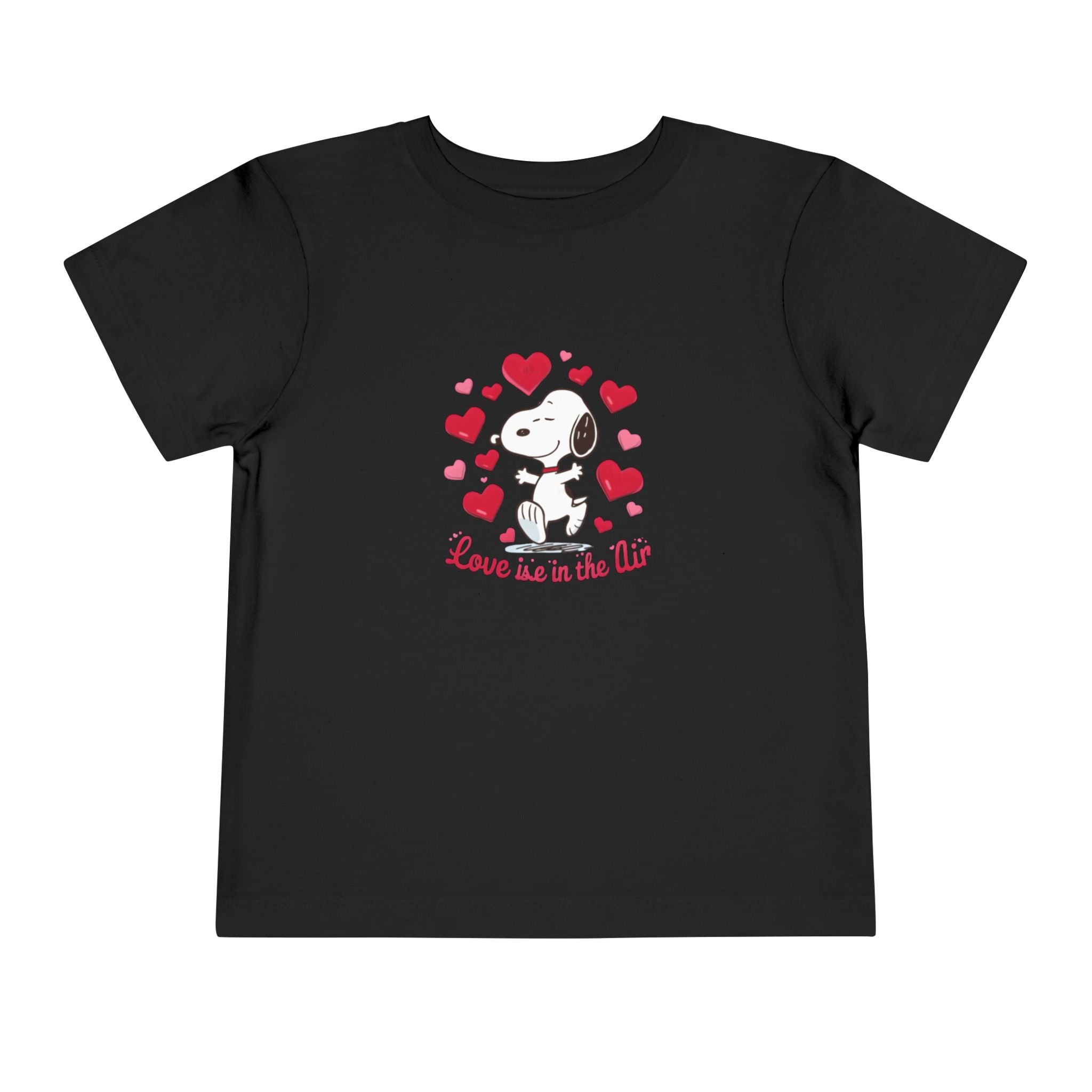 Toddler Tee — Cute Puppy “Love Is in the Air” Valentine Shirt