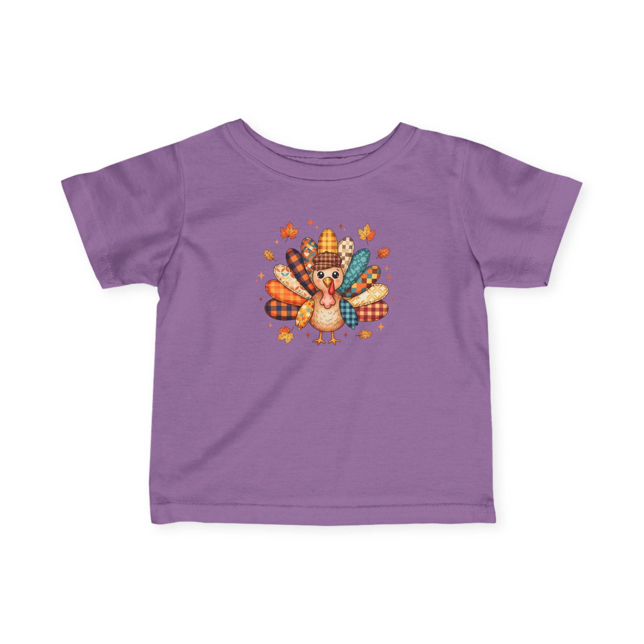 Infant Tee — Cute Thanksgiving Turkey Graphic Baby Shirt