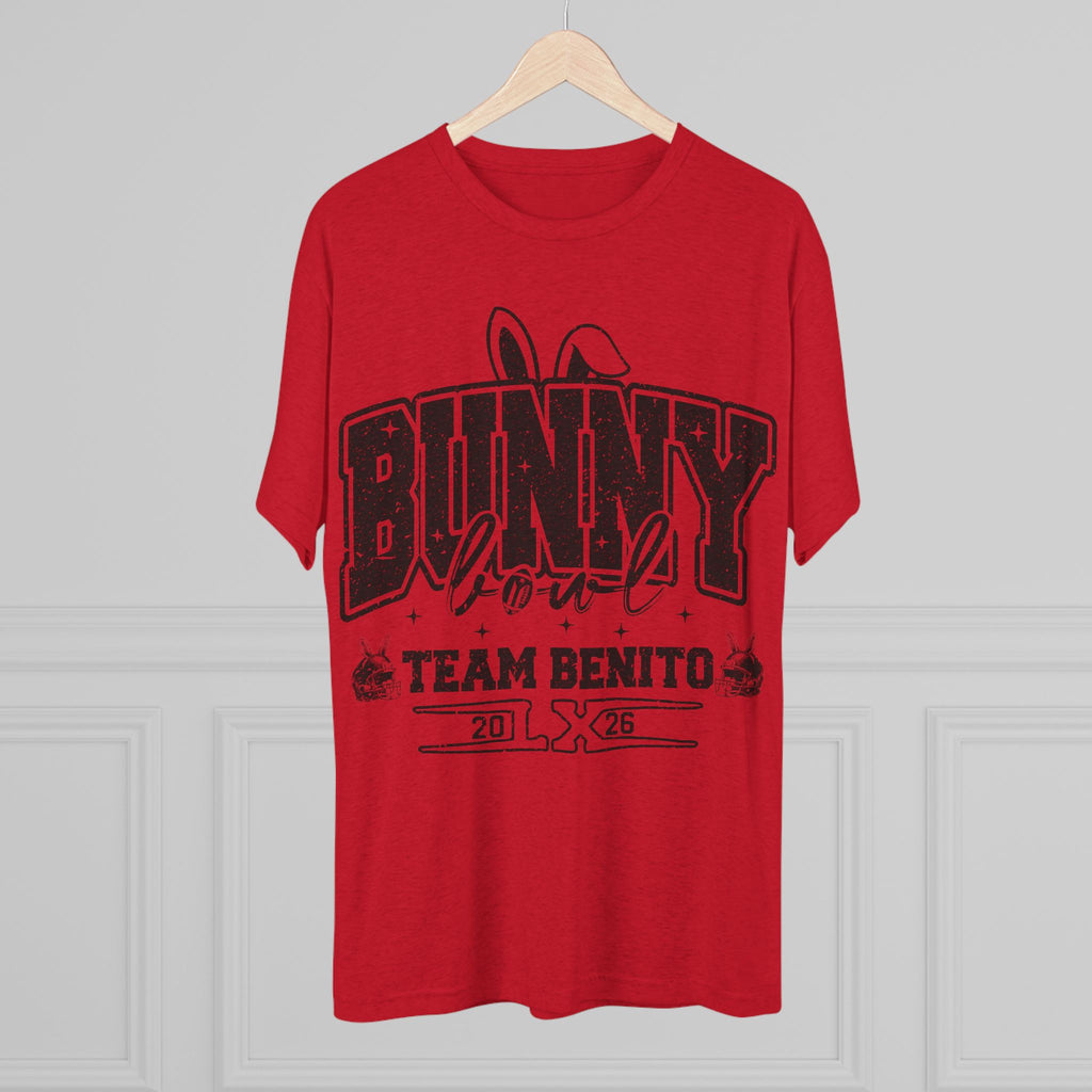 Bunny Bowl Team Benito Tee — Vintage Sports Easter Rabbit Graphic Shirt