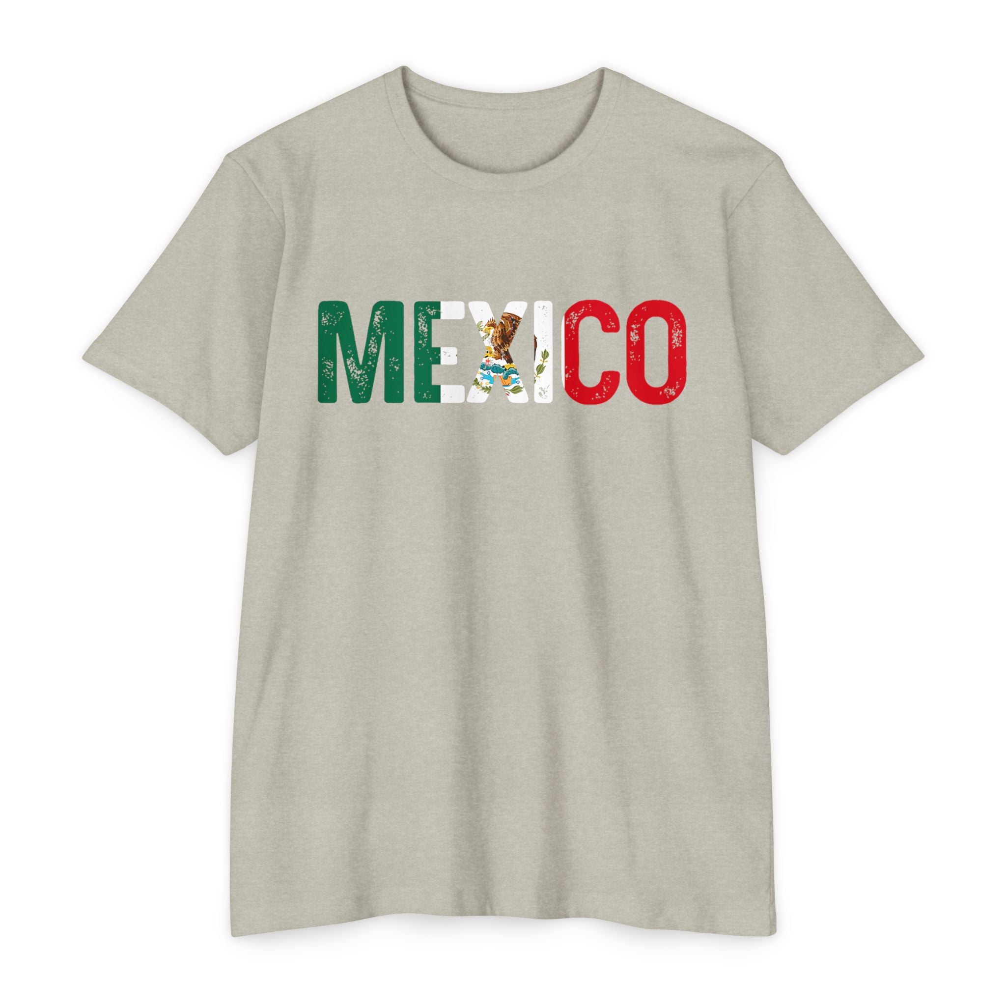 Mexico Flag T-Shirt — Mexican Eagle Emblem Tee