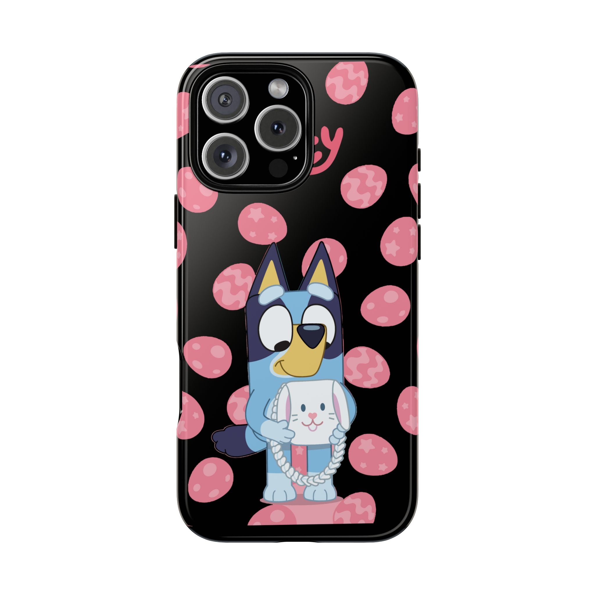 Bluey Holding Bunny phone case | Cute cartoon character phone case