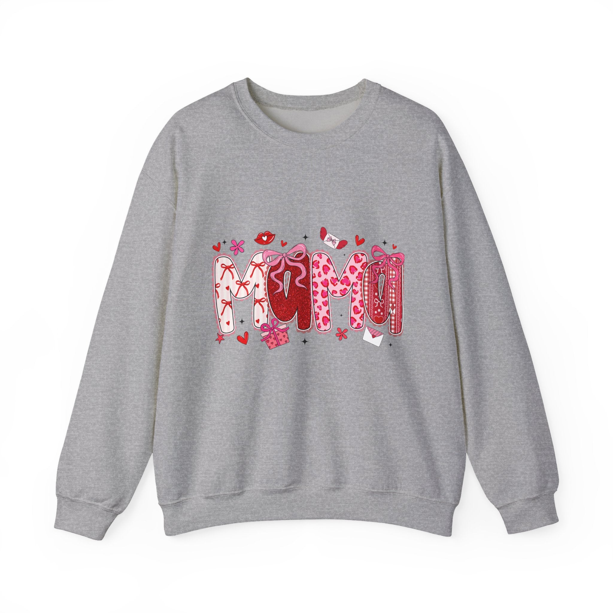Heart Graphic Sweatshirt - Cute Valentine’s Day