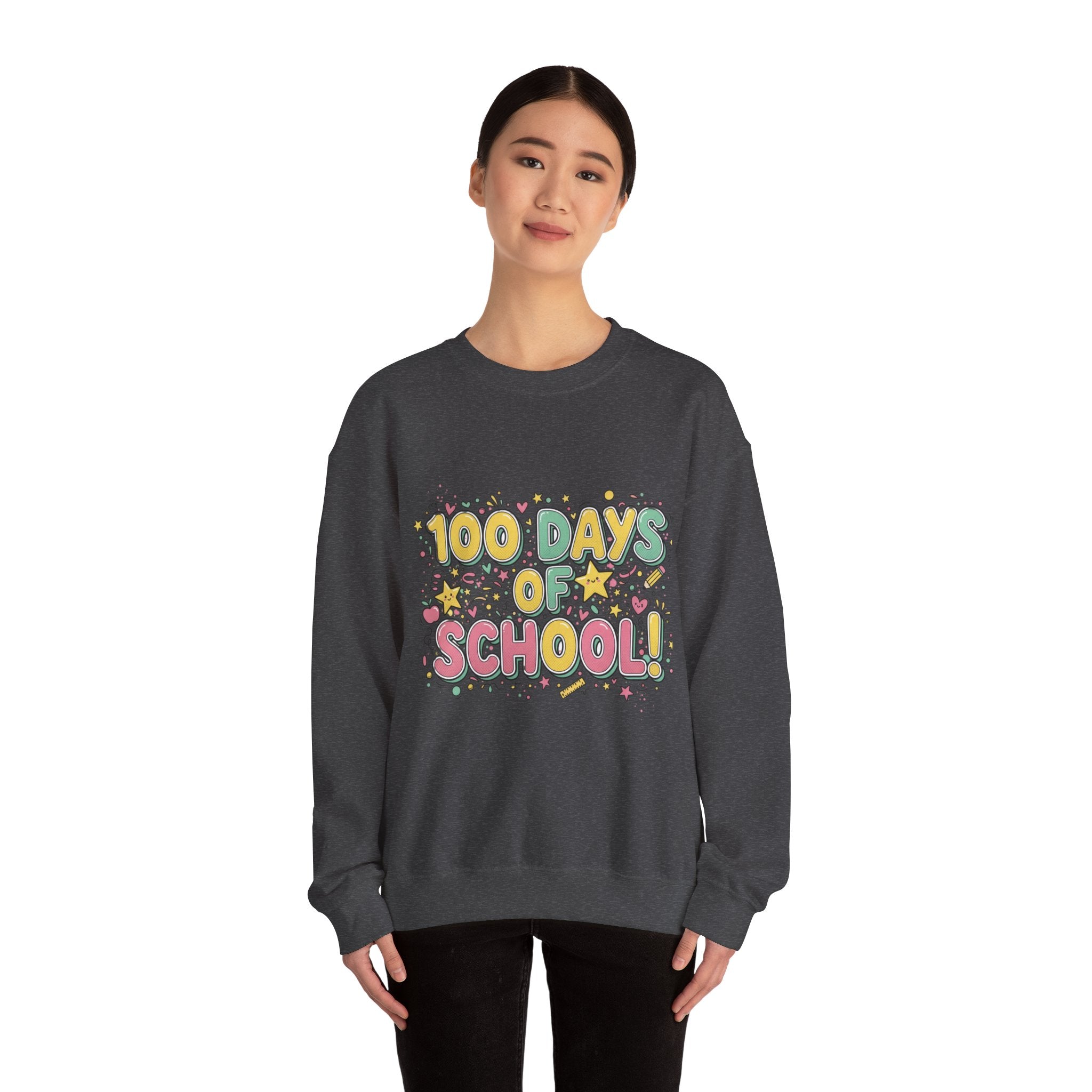 Unisex Heavy Blend™ Crewneck Sweatshirt | 100 Days of school