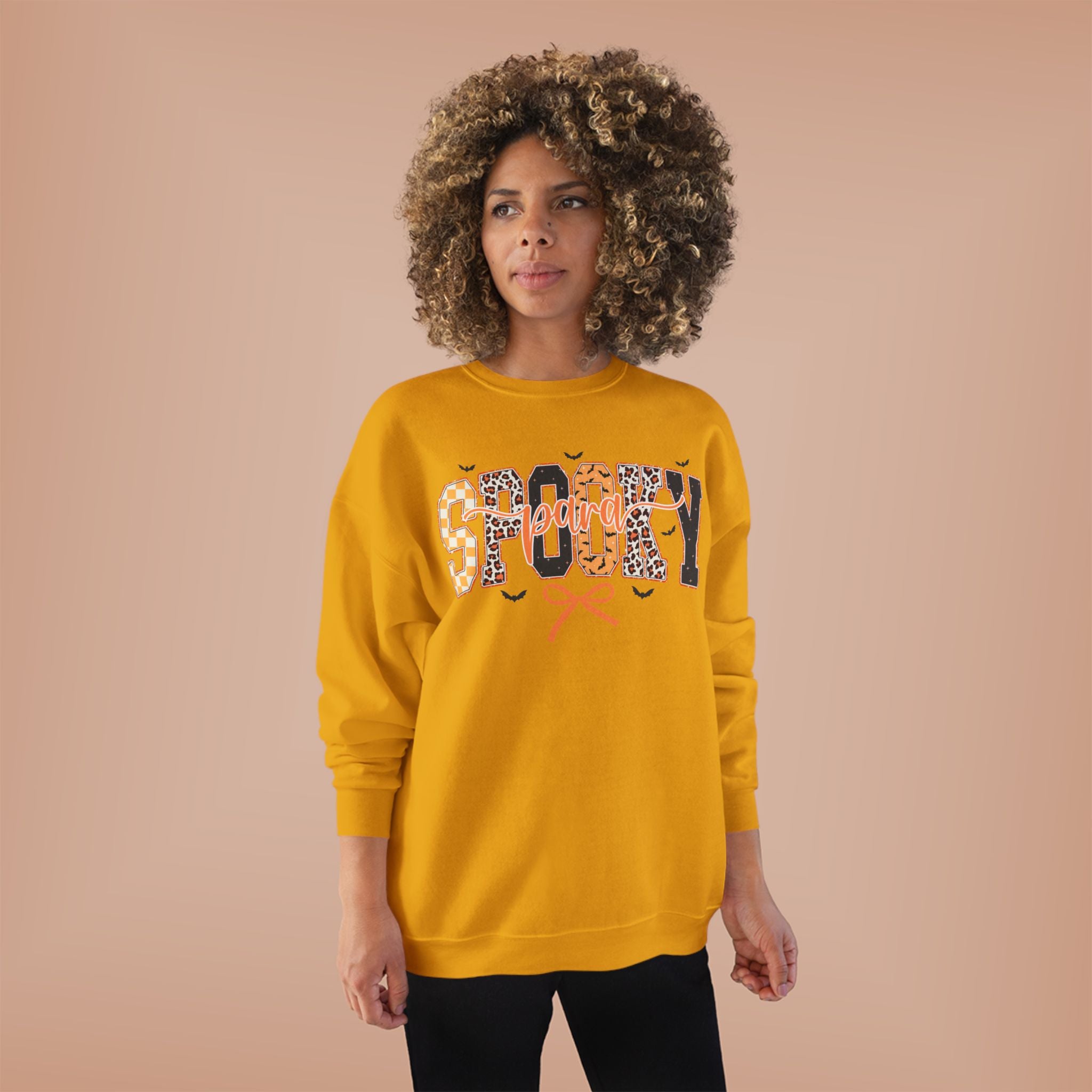 Spooky Leopard Halloween Crewneck Sweatshirt