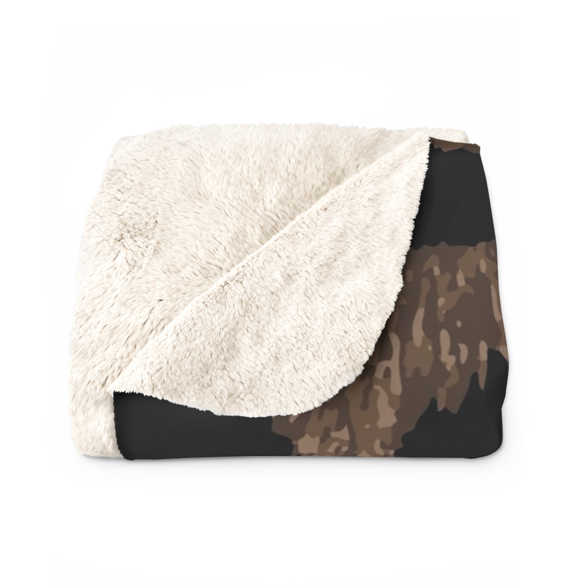 Leopard Print Sherpa Blanket — Cozy Faux Fur Throw for Home & Travel