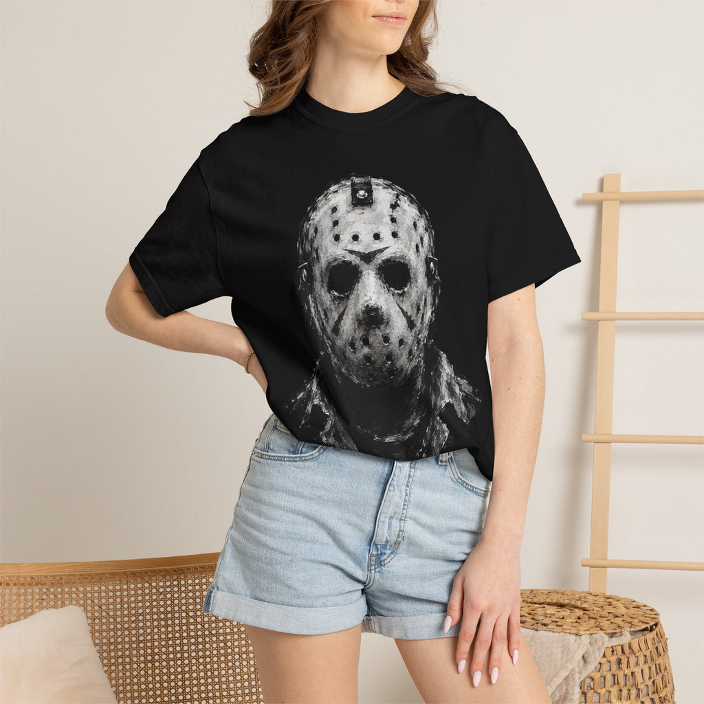 Hockey Mask Horror T-Shirt — Portrait Tee