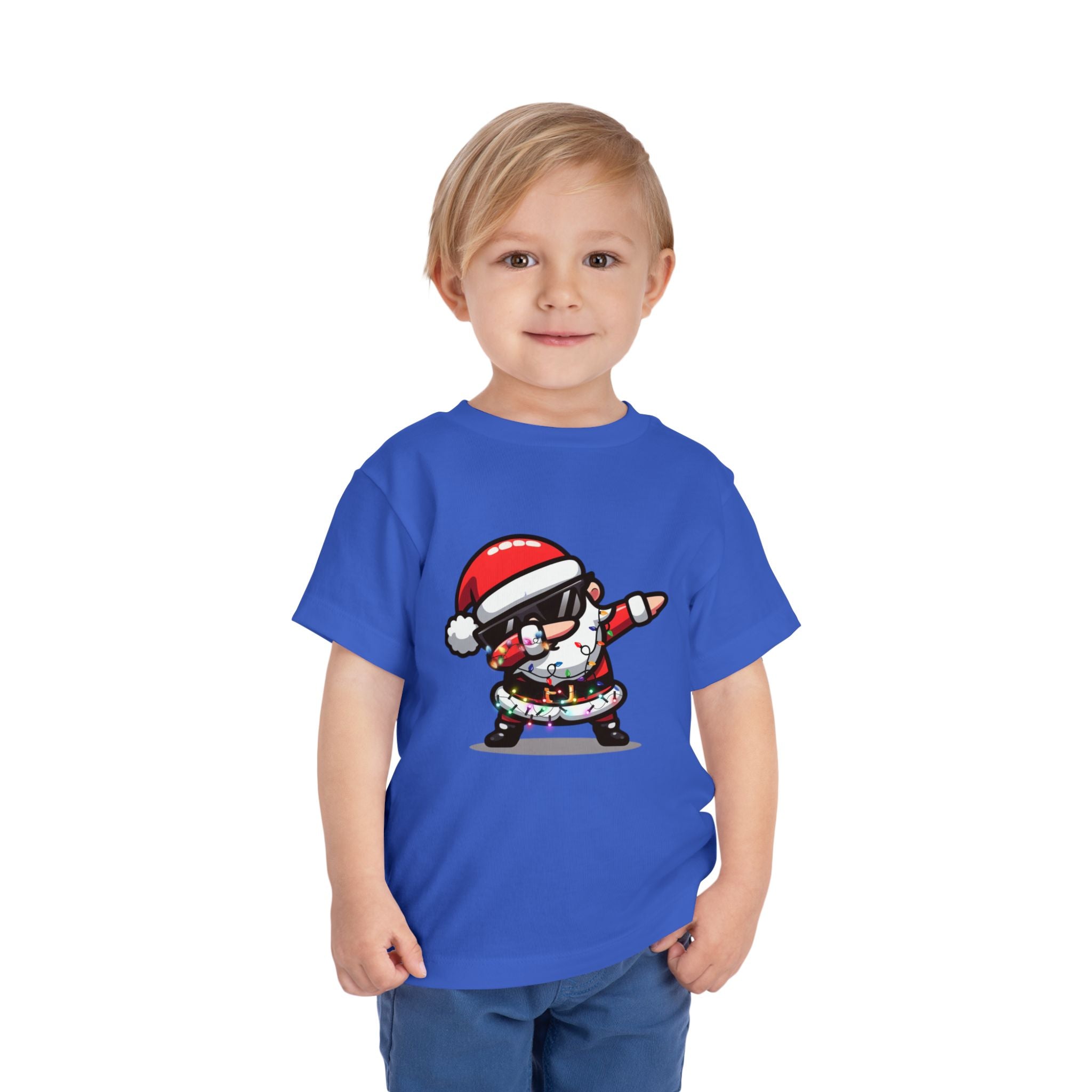 Toddler Tee — Dabbing Santa Holiday Kids Shirt