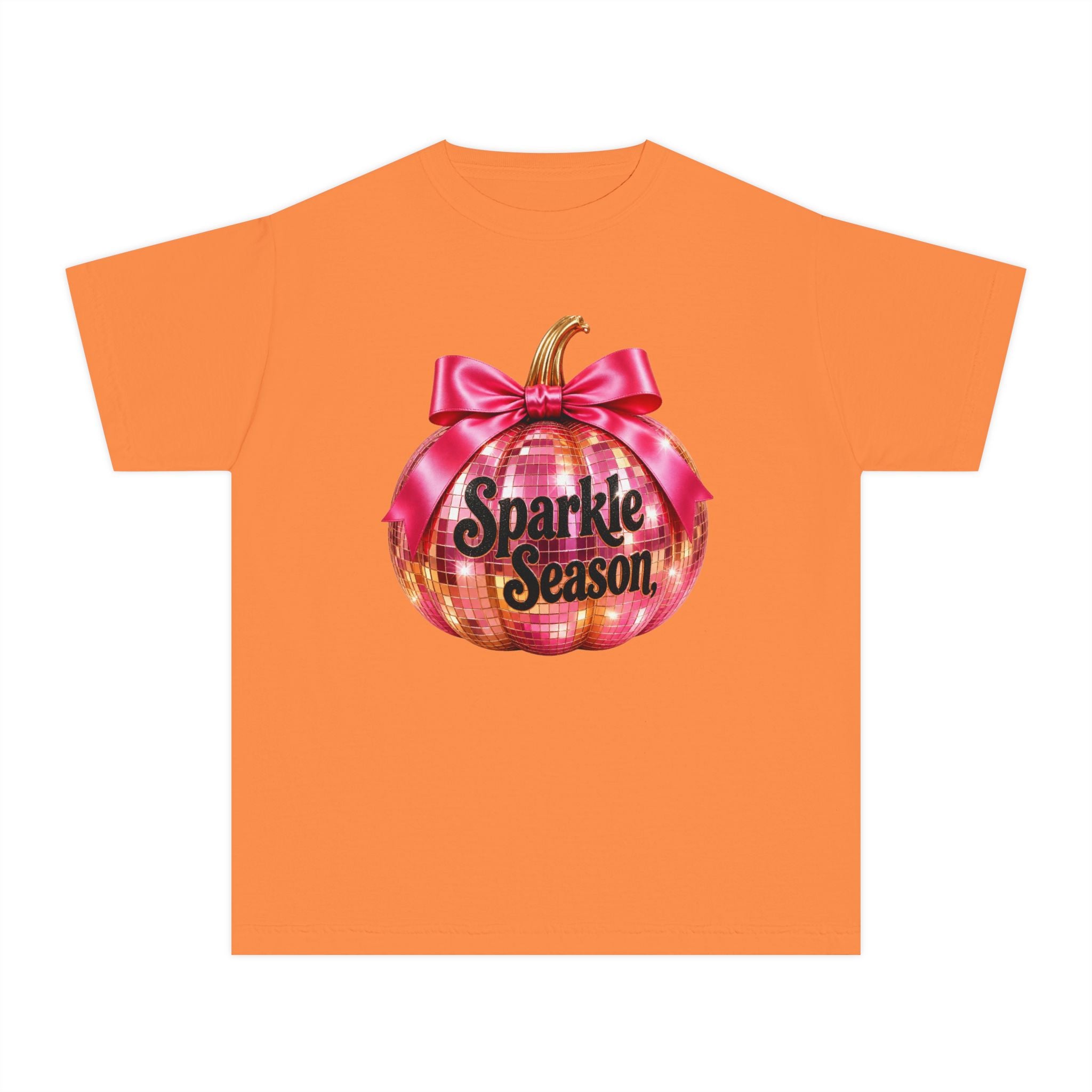 Sparkle Season Pumpkin Youth T‑Shirt