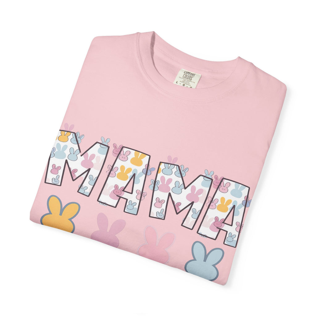 Mama Floral Peep Tee — Easter Bunny Pastel Mother's Day T-Shirt