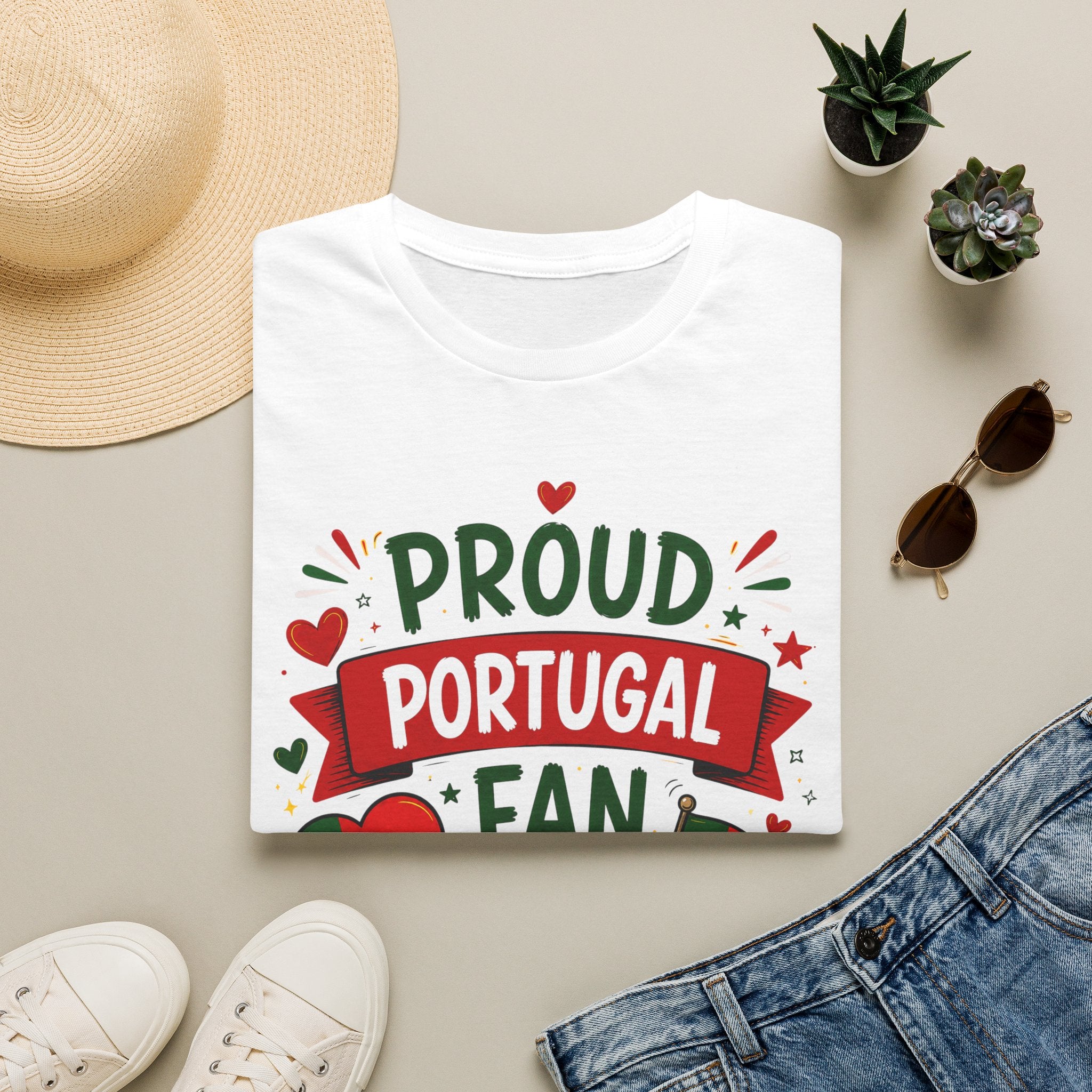 Portugal Fan T‑Shirt — Proud Portugal Fan Soccer Tee