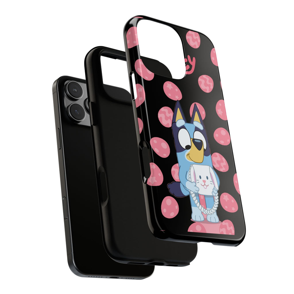Bluey Holding Bunny phone case | Cute cartoon character phone case