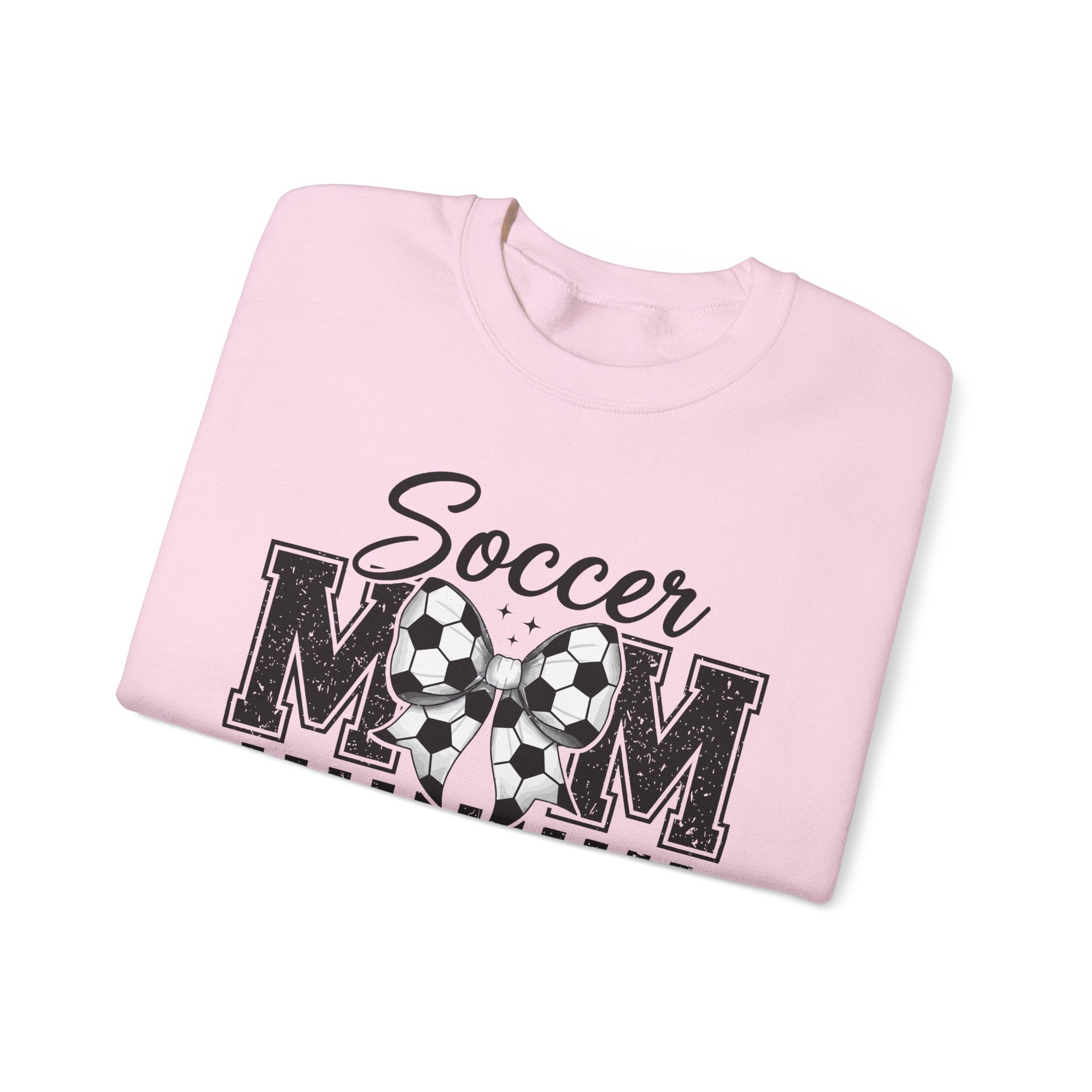Soccer Mom Crewneck Sweatshirt — Vintage Soccer Ball Design