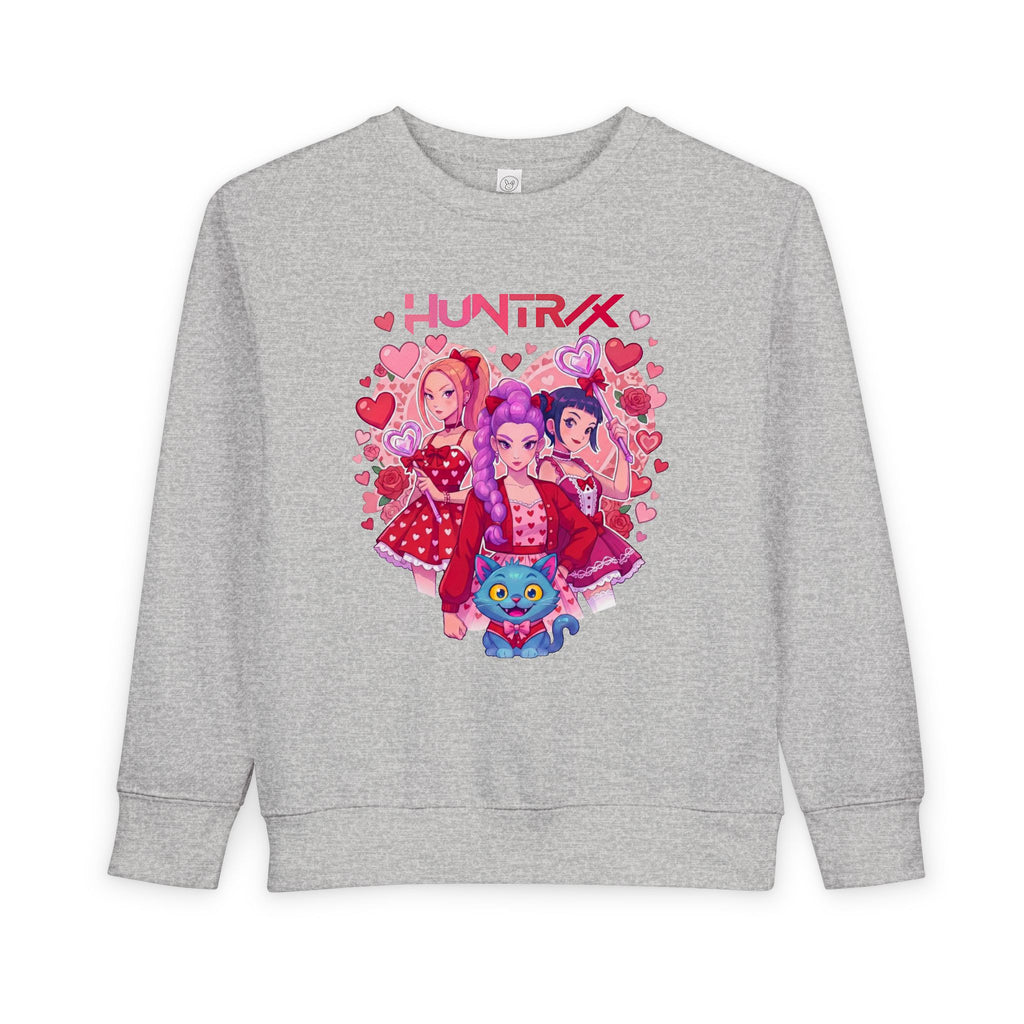 Toddler Sweatshirt — Pink Heart Huntrix