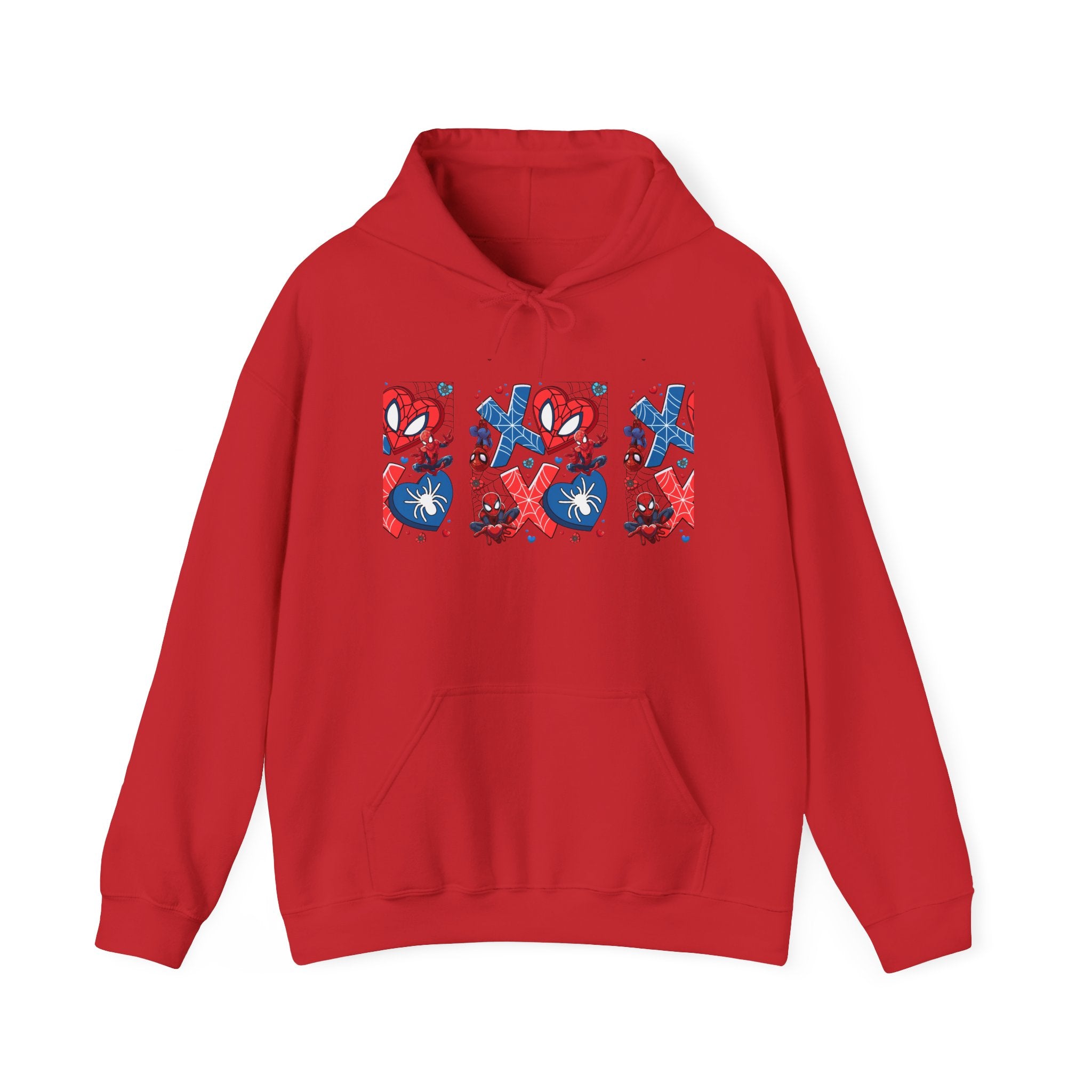 Spider-Man Hearts and Stars Hoodie | Love Design