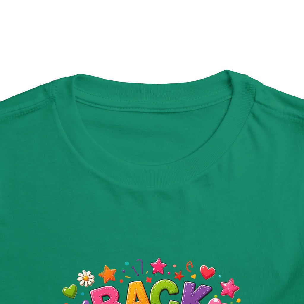 Back to School Toddler Tee – Cute Kawaii School Supplies Graphic