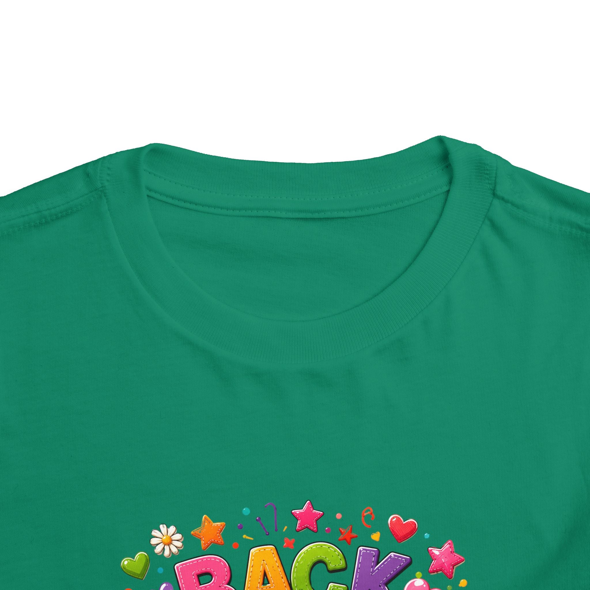 Back to School Toddler Tee – Cute Kawaii School Supplies Graphic