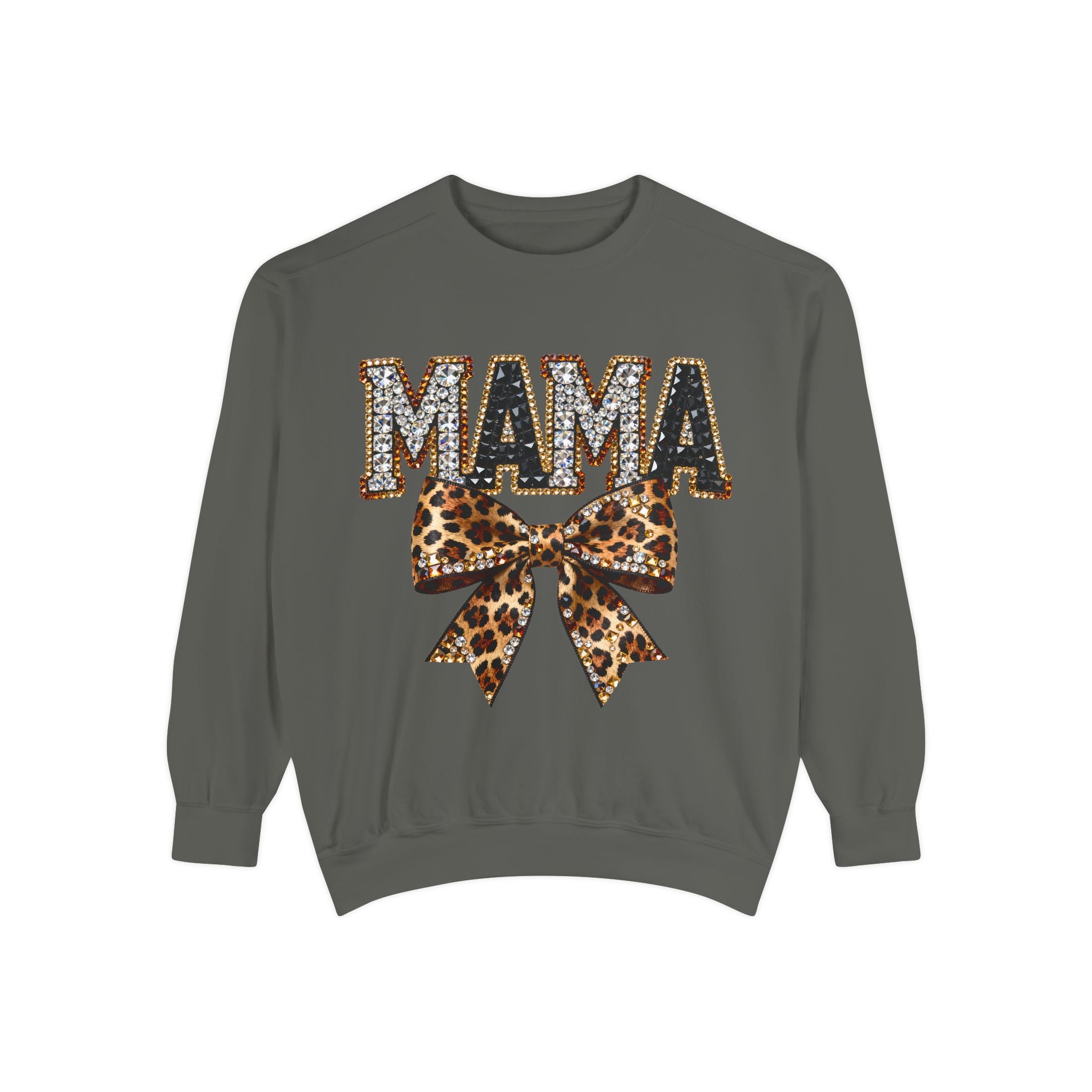 Mama Leopard Bow Sweatshirt — Mother's Day Gift