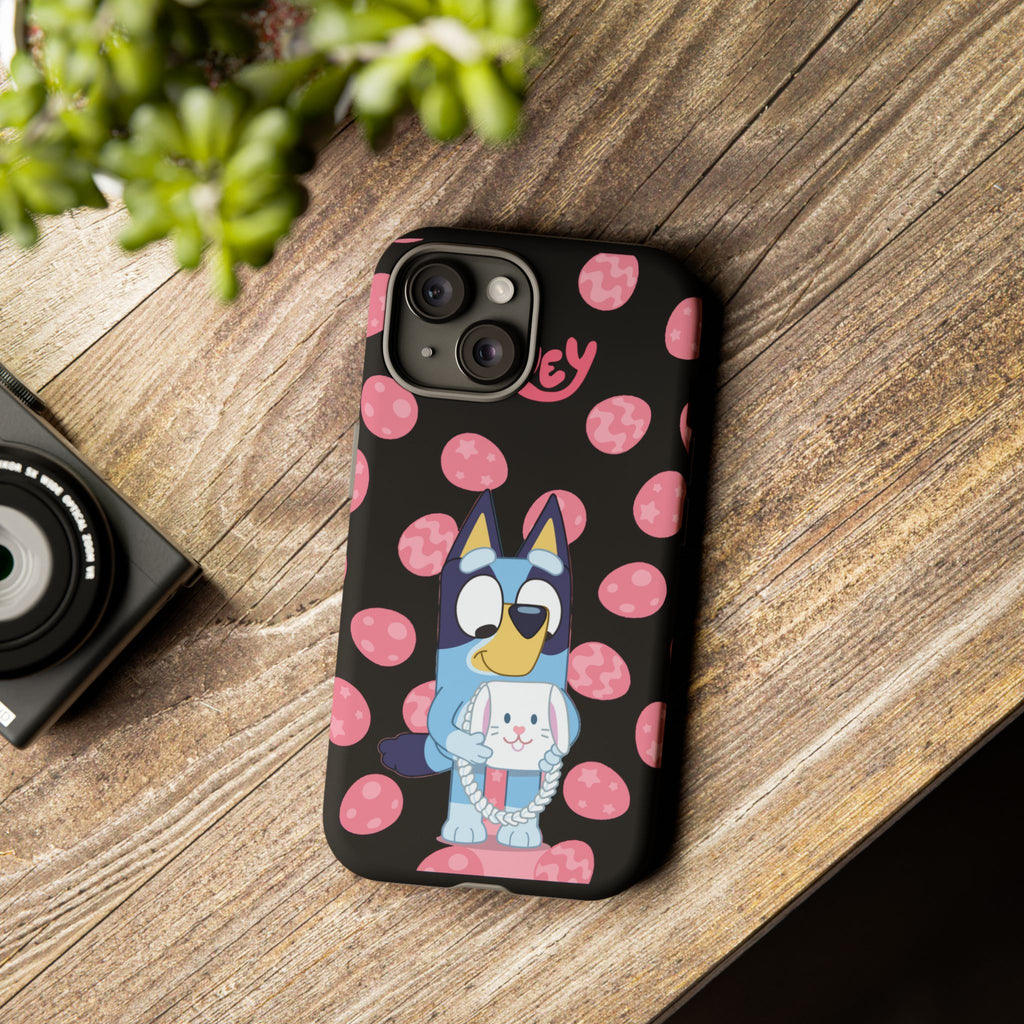 Bluey Holding Bunny phone case | Cute cartoon character phone case