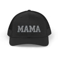 Mama Snapback Trucker Cap — Glitter Script "MAMA" Mesh Back Hat for Moms, Mother's Day Gift