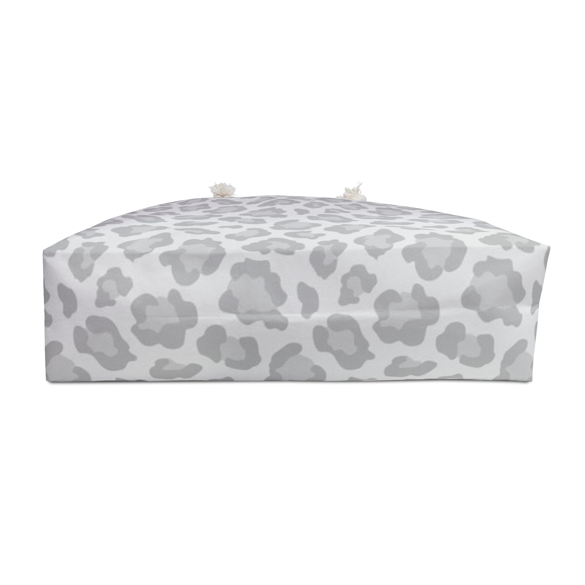 Gray Leopard Print Weekender Bag