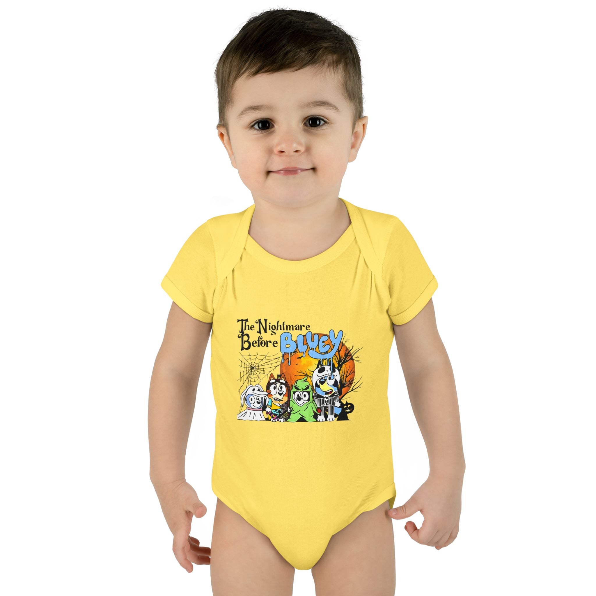 Baby Bodysuit - Cute Cartoon Halloween Infant Onesie