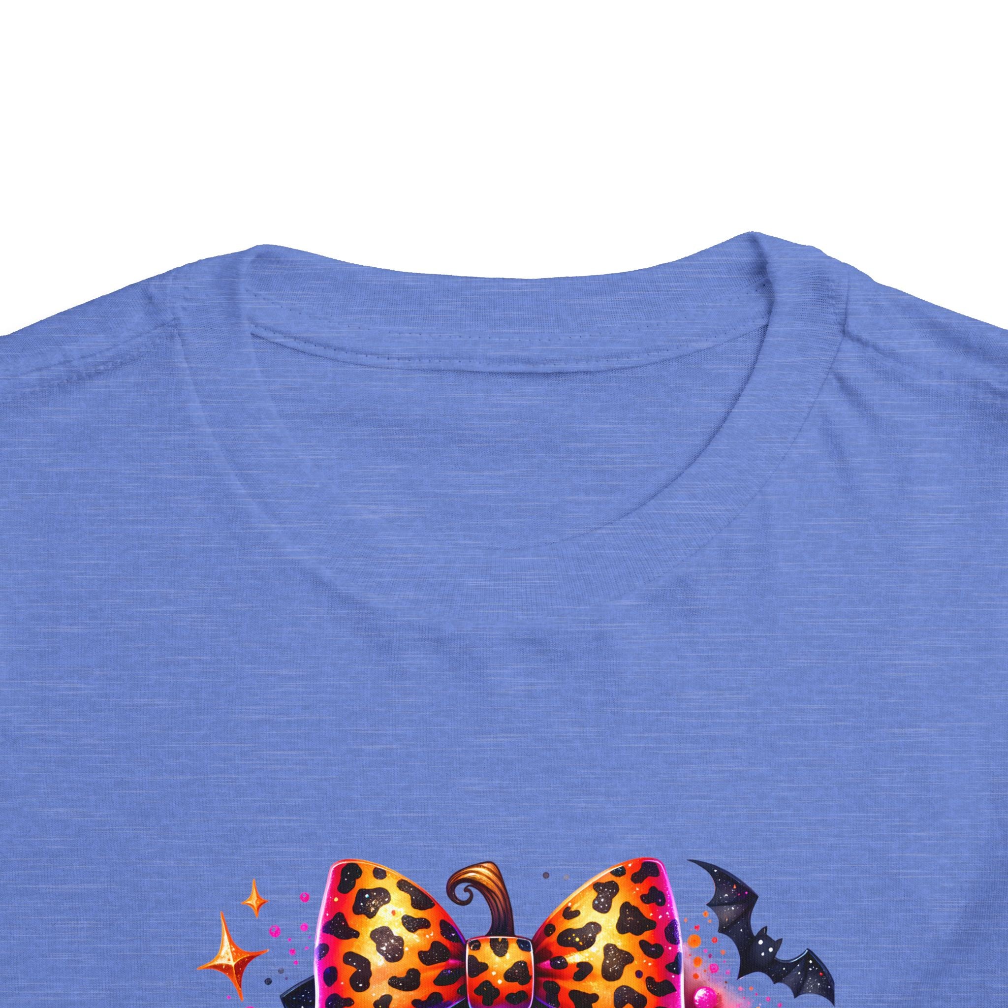 Toddler Tee — "Spooky Season" Pumpkin Bow Halloween Shirt