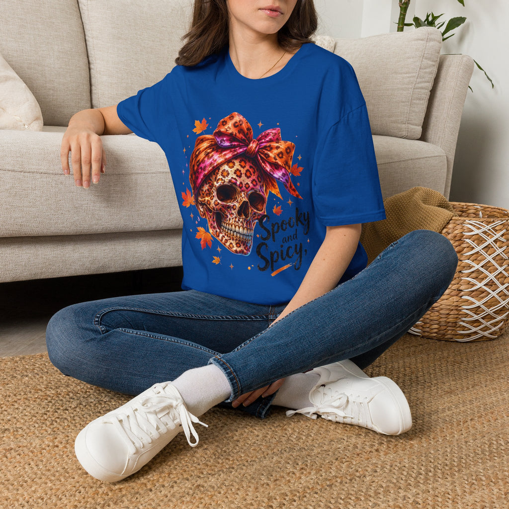 Spooky and Spicy Leopard Skull T-Shirt