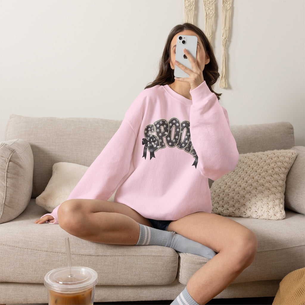 Spooky Floral 'SPOOKY' Crewneck Sweatshirt